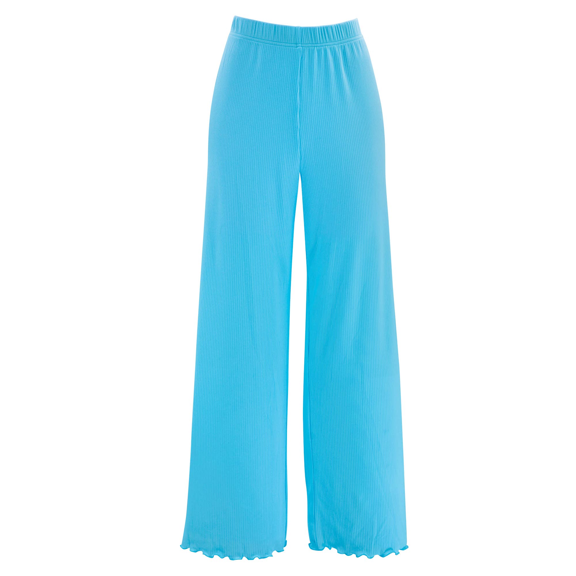Amanda Blu Lounge Pants Coastal Blu Bliss Pajama Rib-Knit PJ Pants