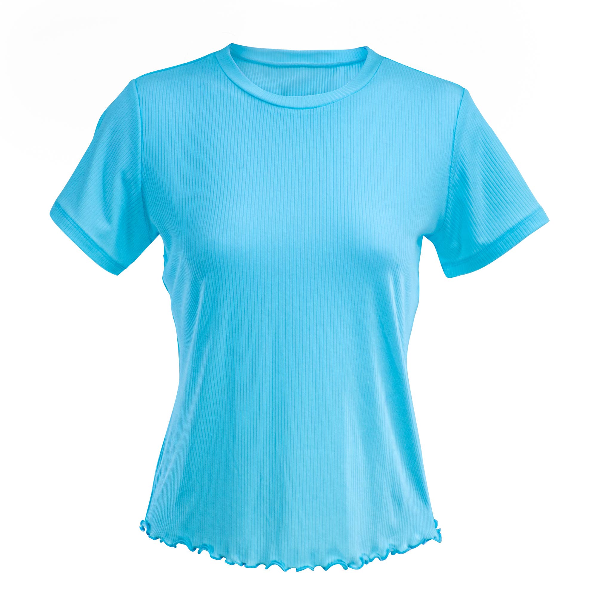 Amanda Blu T-Shirt Coastal Blu Bliss Rib-Knit Pajama PJ Top