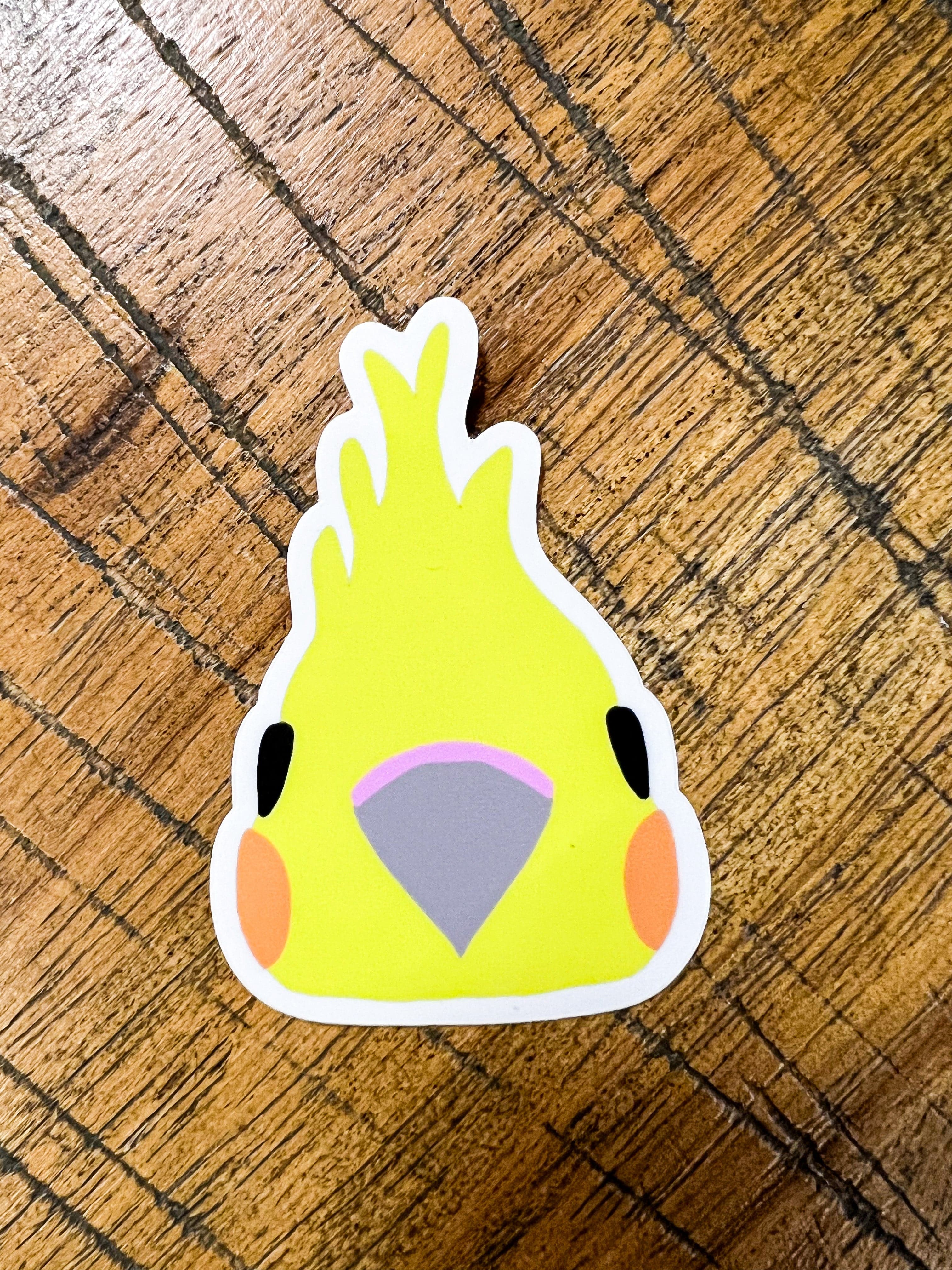 Cockatiel Vinyl Sticker