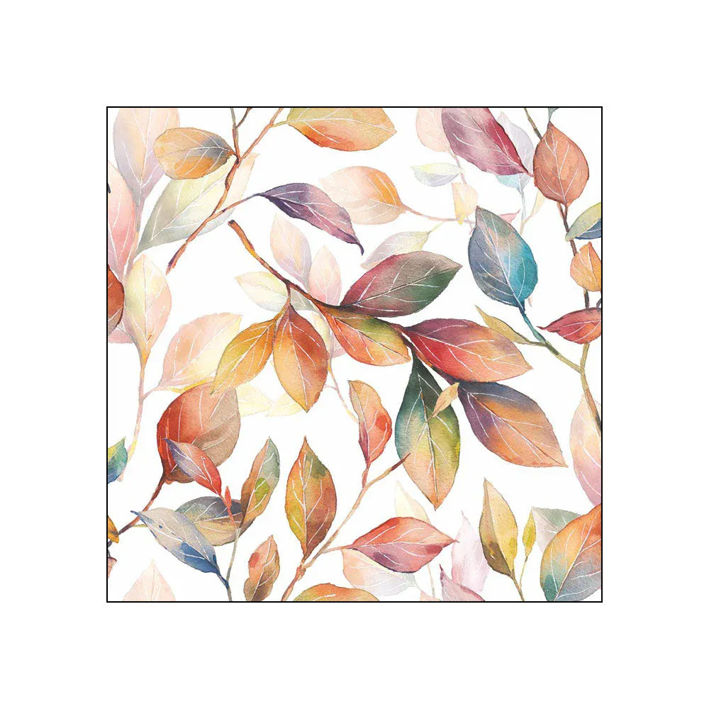 Colorful Leaves Beverage Napkin Pack