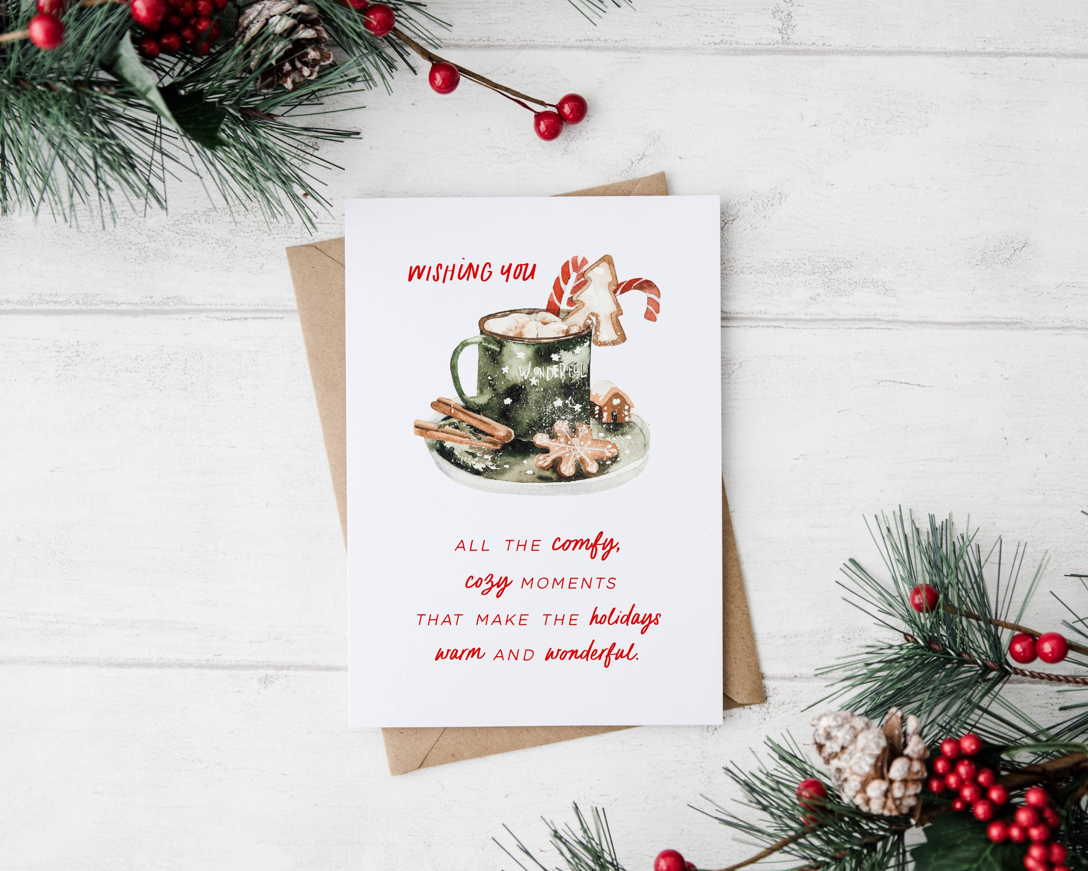 Card & Story Comfy Cozy Christmas Wishes Card