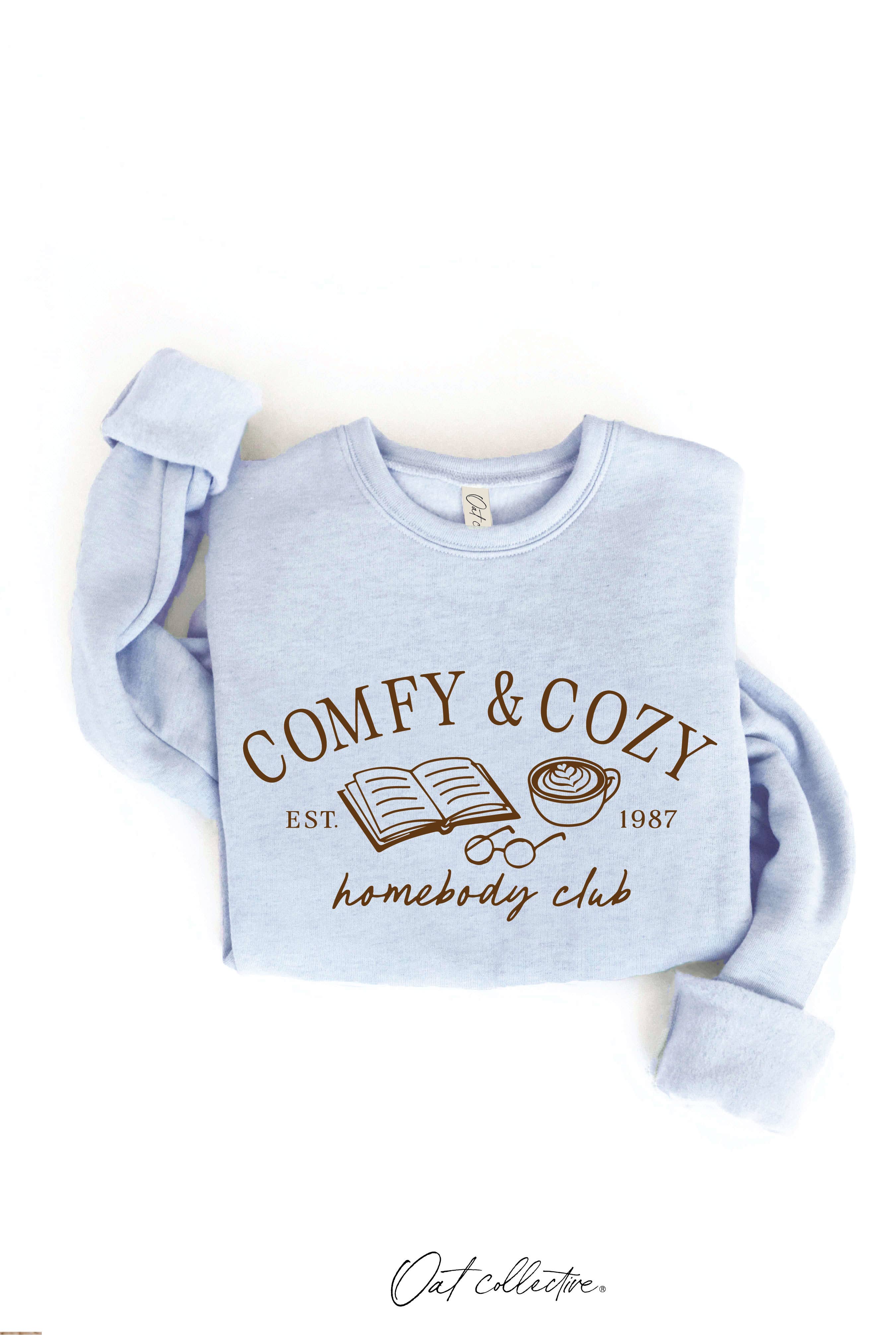 Comfy & Cozy Homebody Club Crewneck