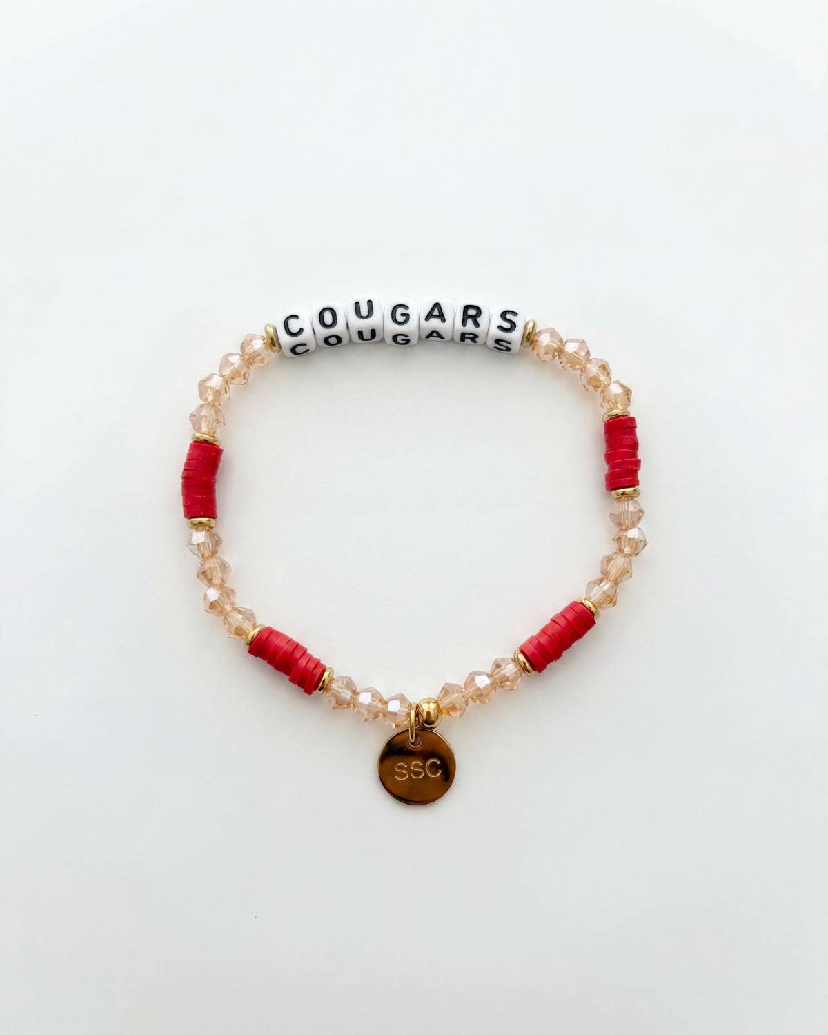 COUGARS Beaded Bracelet