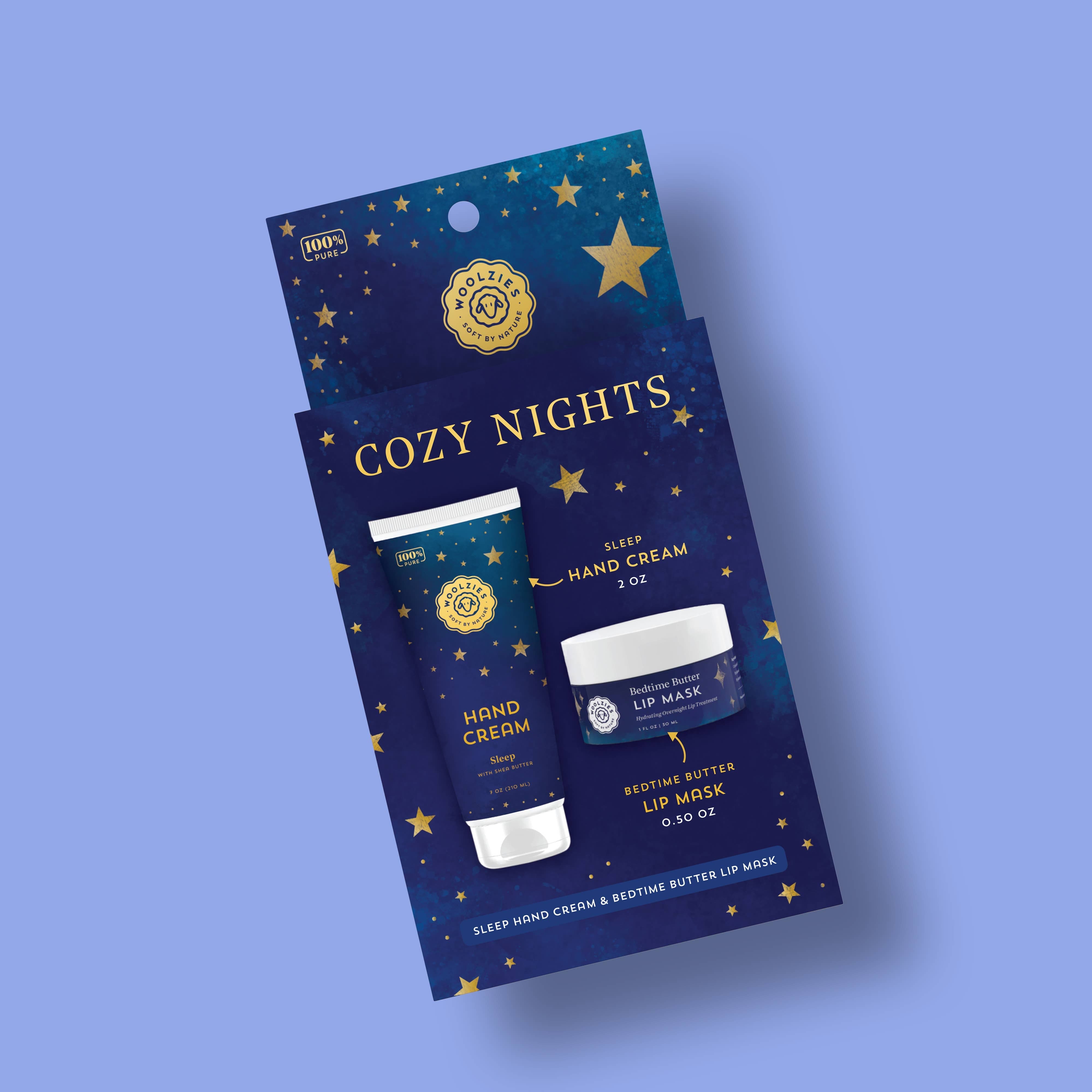 Cozy Nights Duo - Sleep Hand Cream & Bedtime Lip Mask
