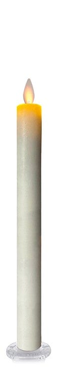 Wills Seasonal Decor Cream LED Taper Candle