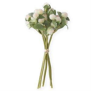 K&K Artificial Floral Cream Pink & Green Globe Amaranth