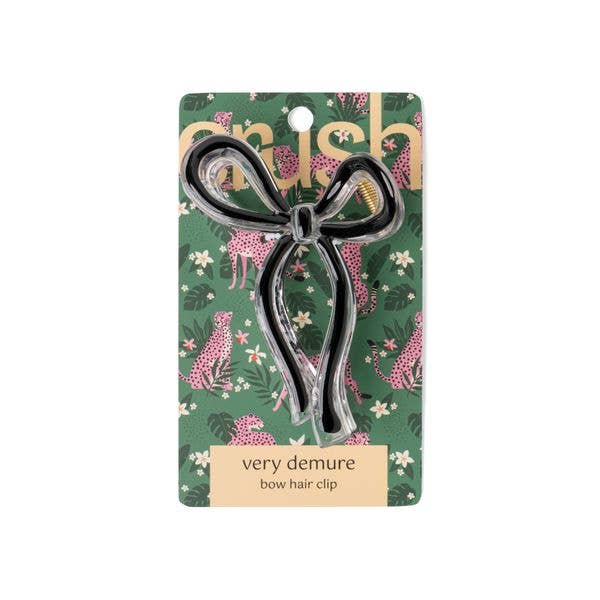 Very Demure Bow Hair Clip