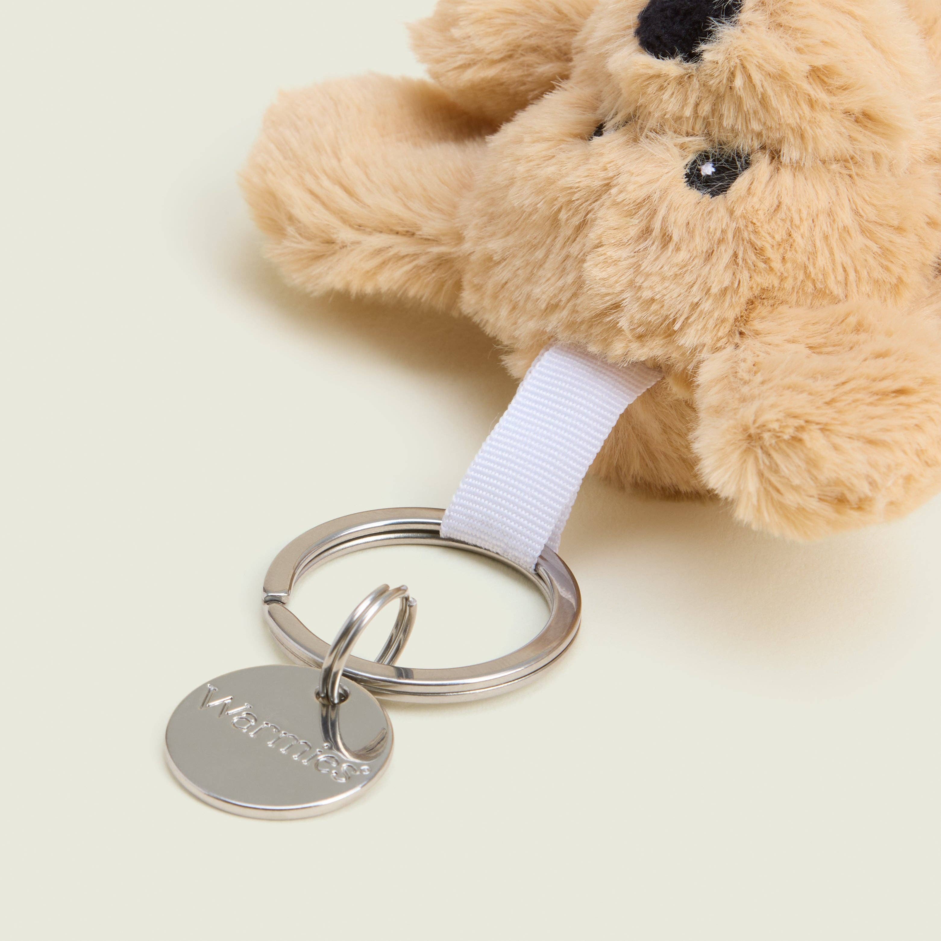 Warmies: America’s Favorite Microwave Plush Brand Key Chain Curly Dog Keyring sensory Squishy