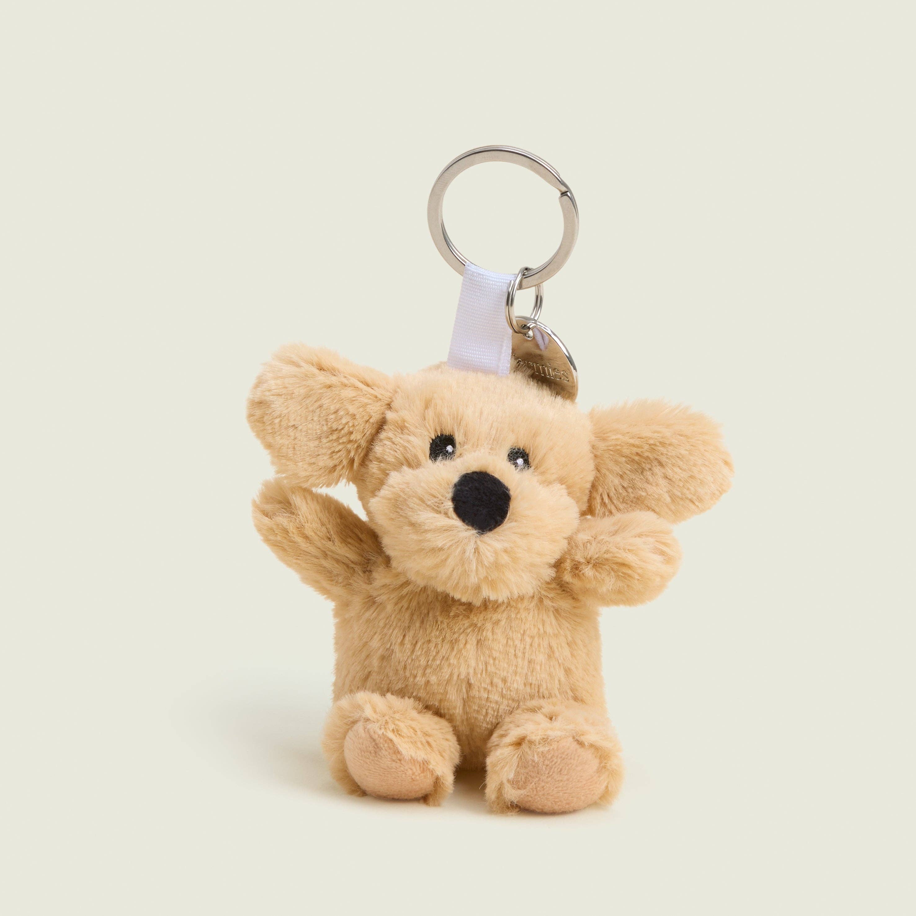 Warmies: America’s Favorite Microwave Plush Brand Key Chain Curly Dog Keyring sensory Squishy