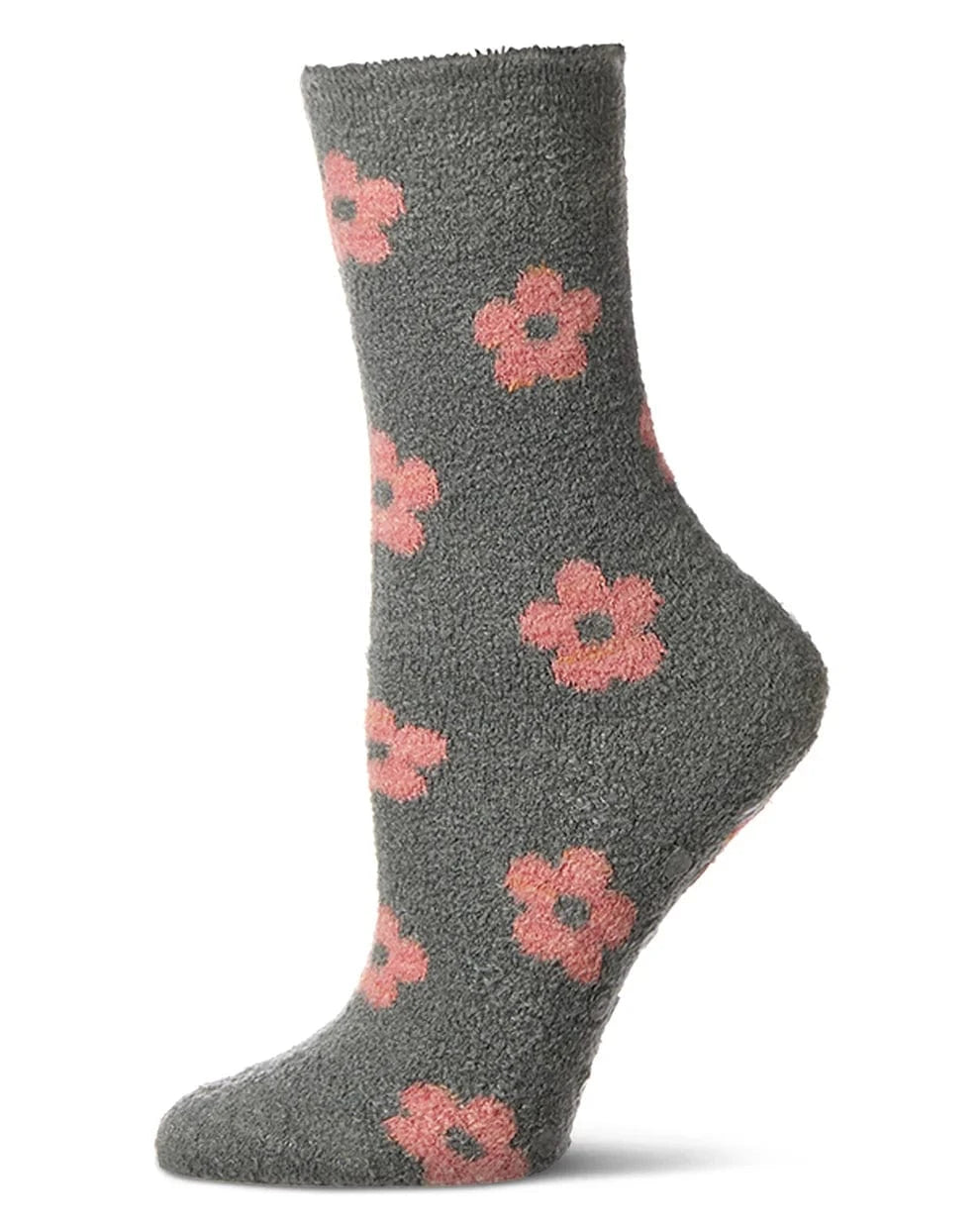 Daisies Non-Skid Lavender Infused Cozy Spa Sock
