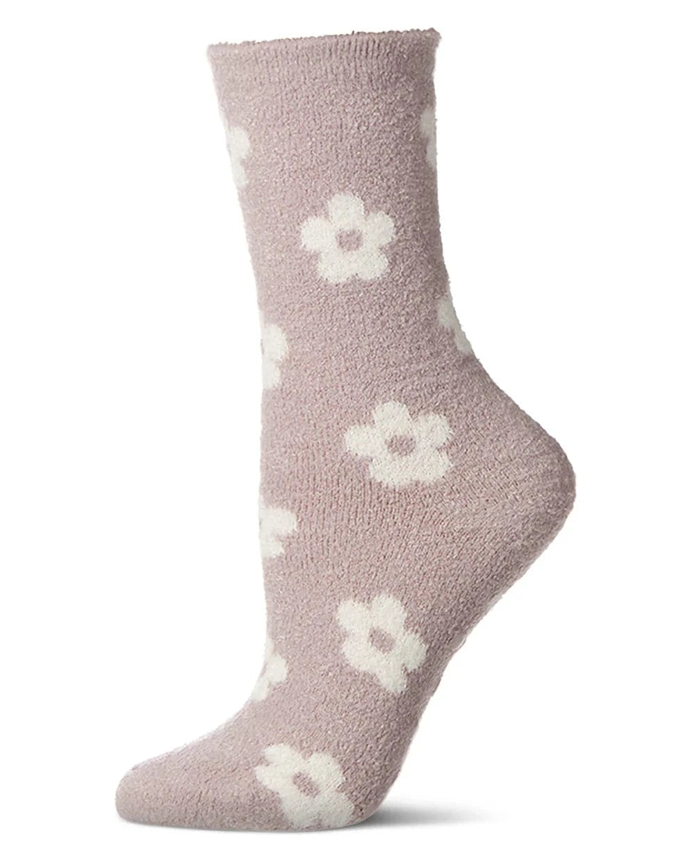 Daisies Non-Skid Lavender Infused Cozy Spa Sock