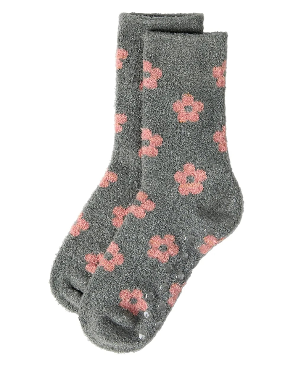 Daisies Non-Skid Lavender Infused Cozy Spa Sock