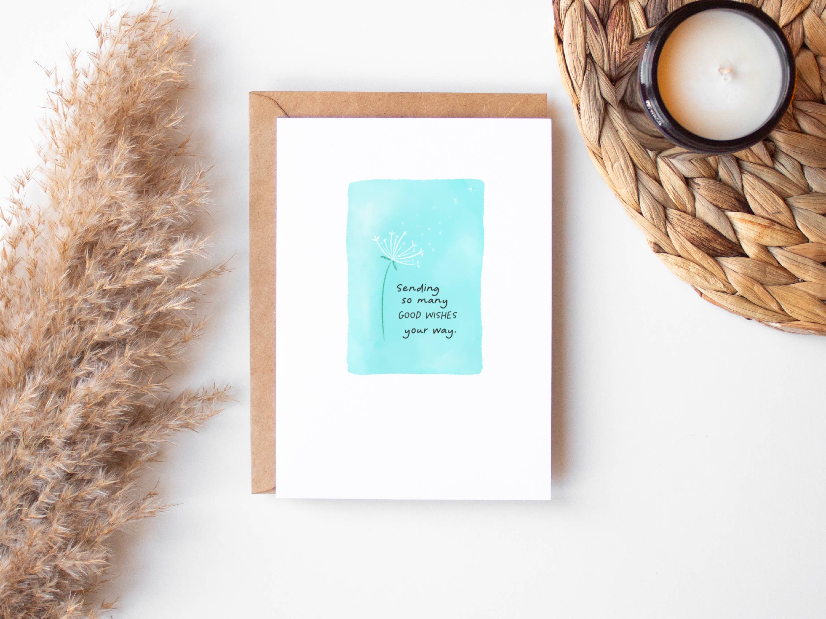 Dandelion Encouragement Card