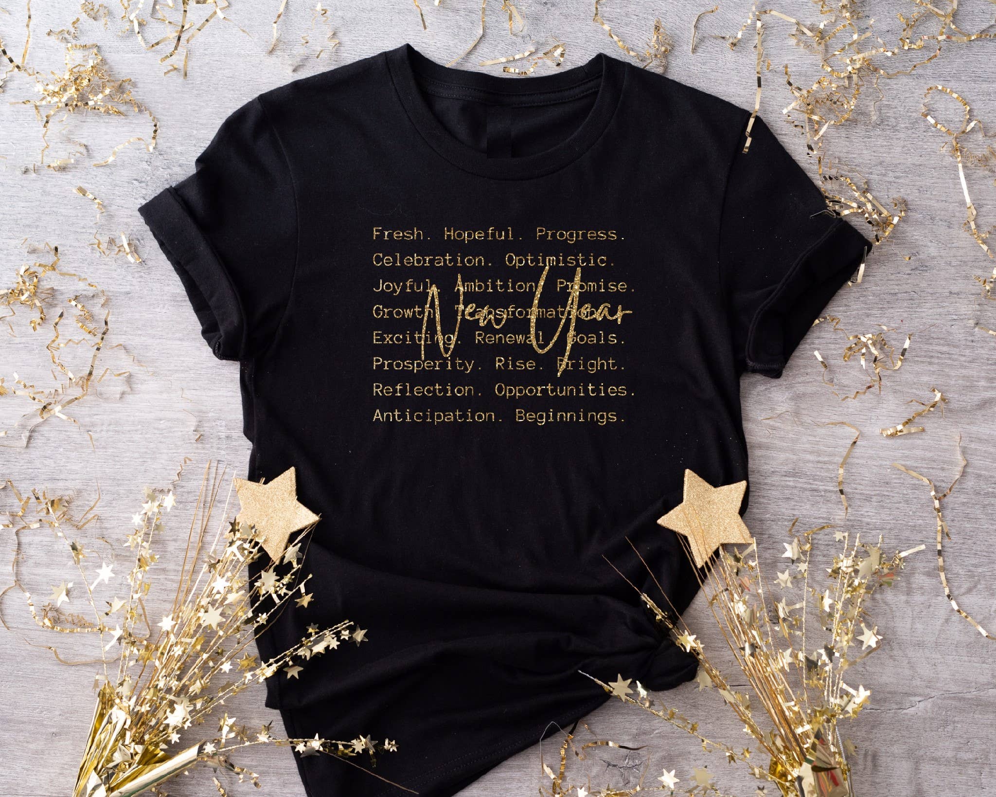 New Years Words Tee