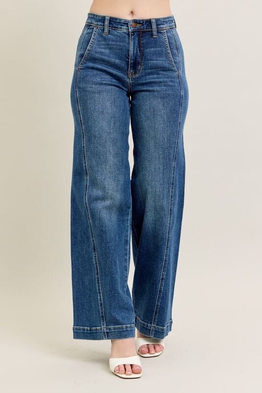 Judy Blue Jeans Destiny High Waist Wide Leg Judy Blue Jeans