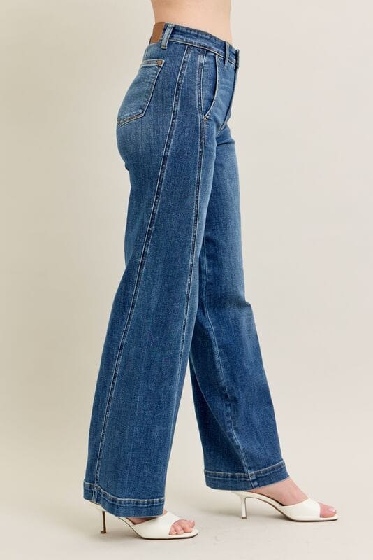 Judy Blue Jeans Destiny High Waist Wide Leg Judy Blue Jeans