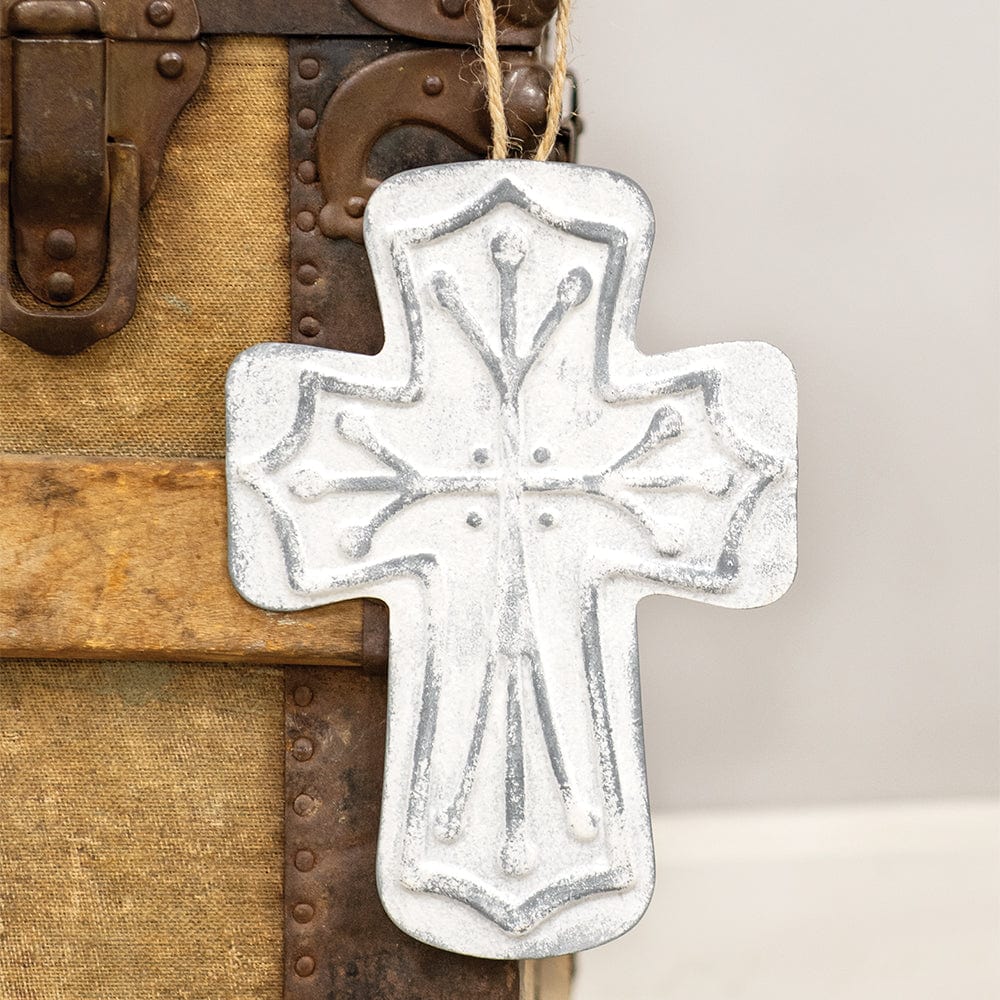 Distressed Metal Cross