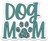 Dog Mom Vinyl Sticker