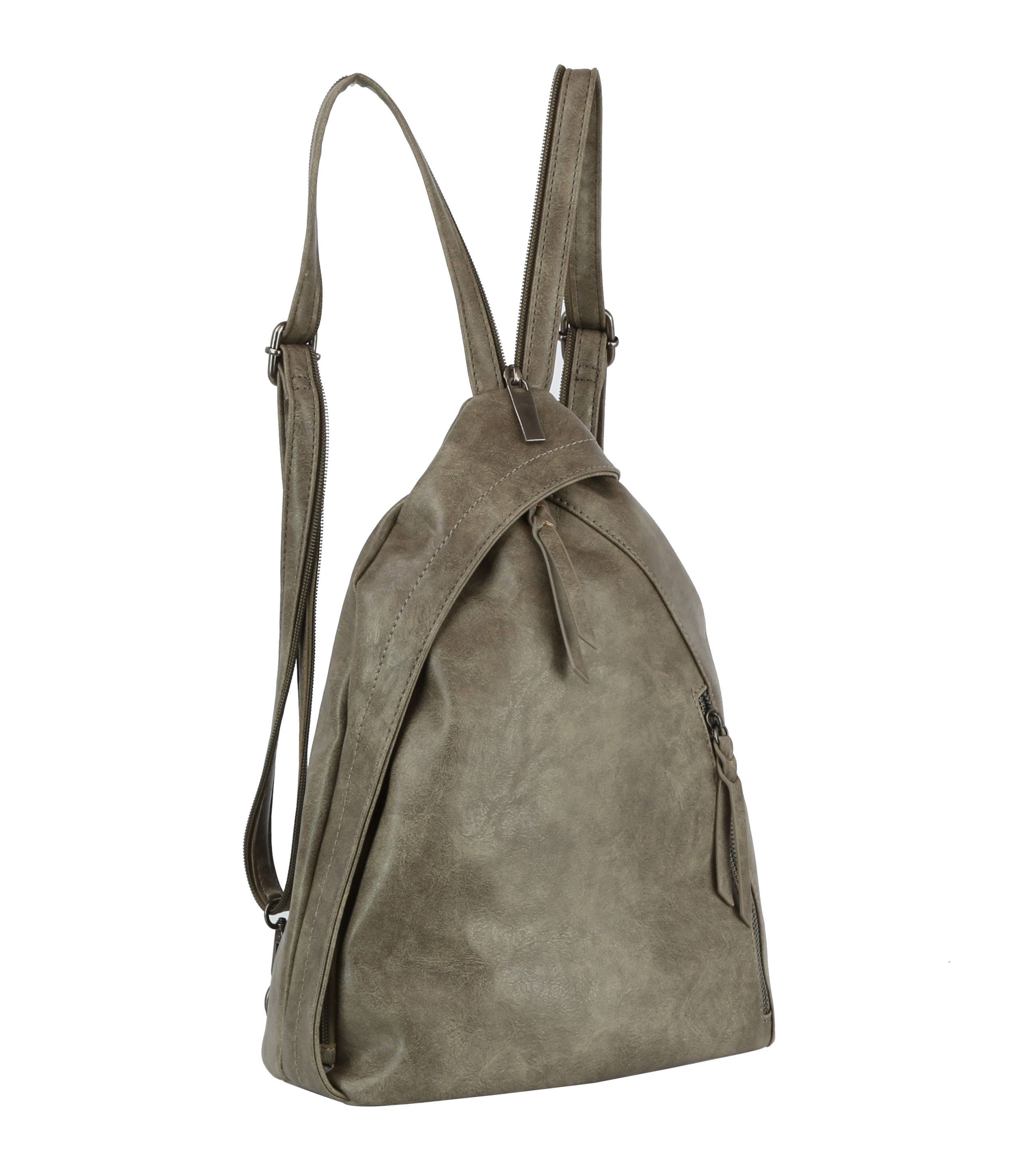 Charcoal Convertible Backpack Crossbody Boho Bag