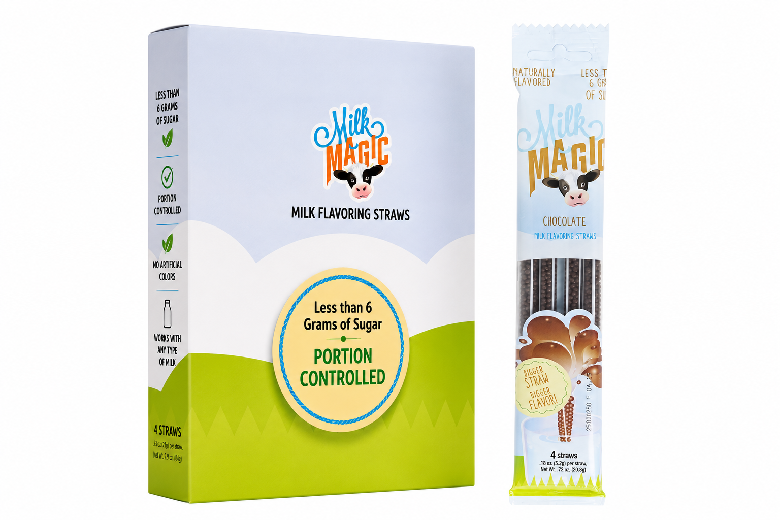 Milk Magic Chocolate Flavoring Milk Straws