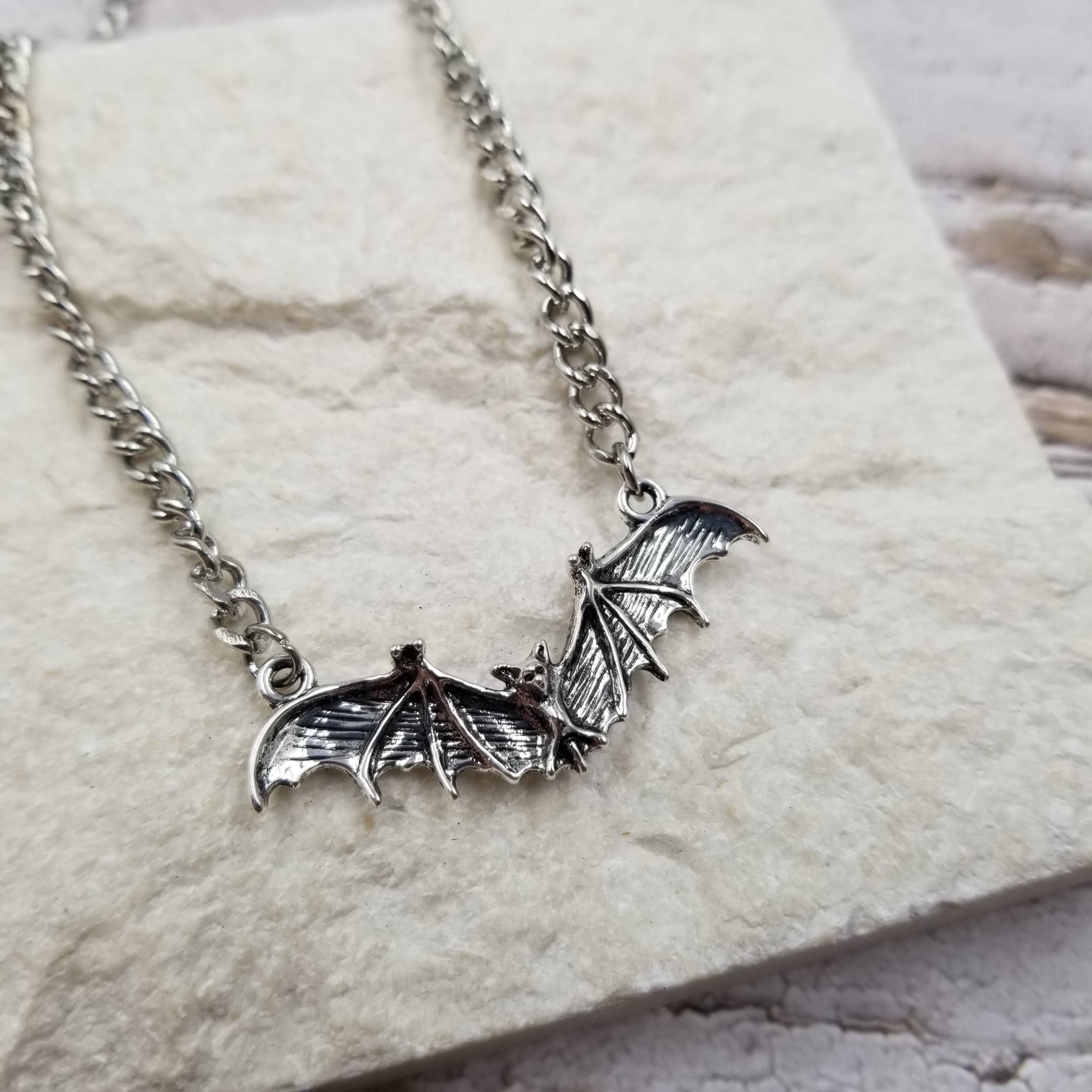 Halloween Bat Necklace