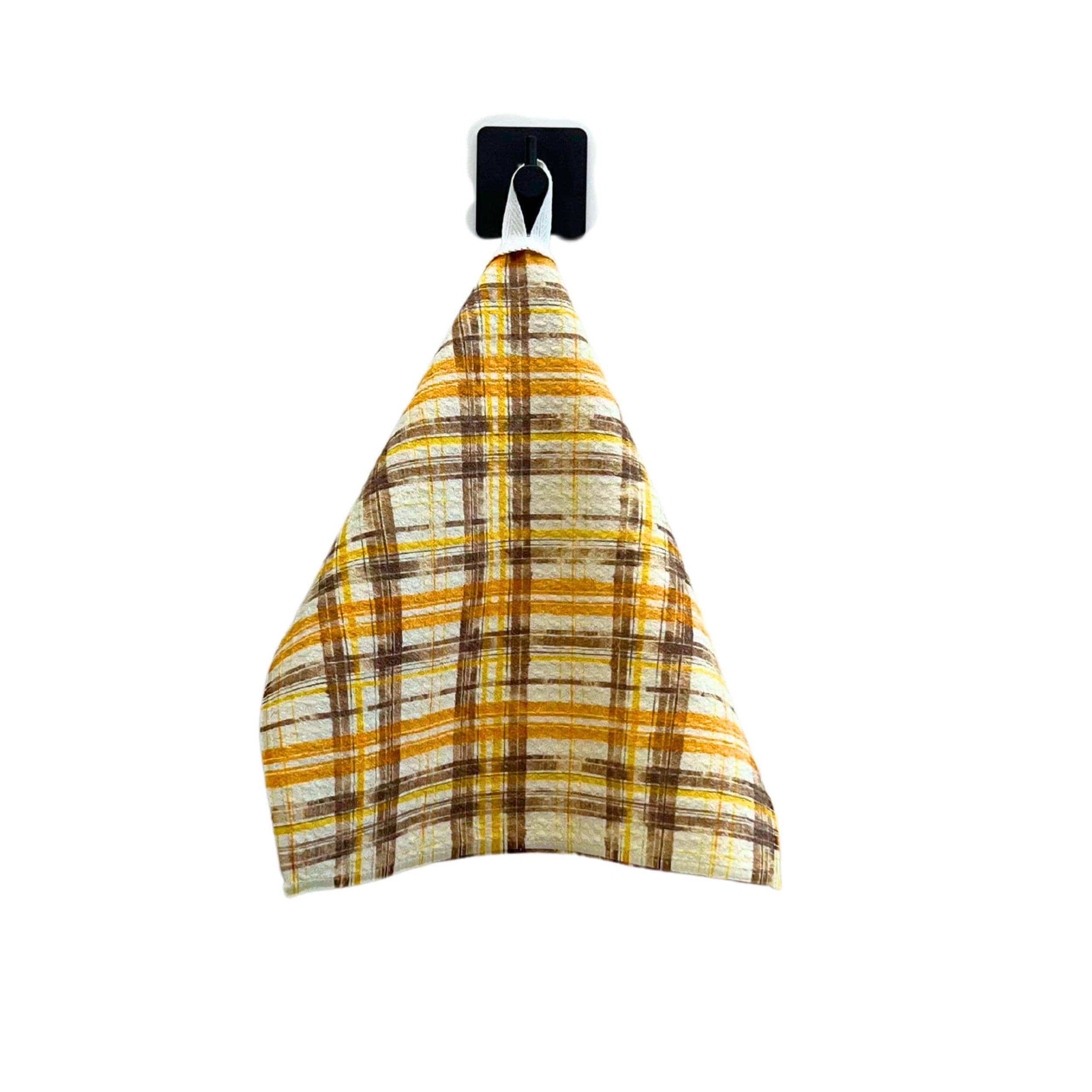 Fall Flannel Waffle Dishcloth - Fall Decor