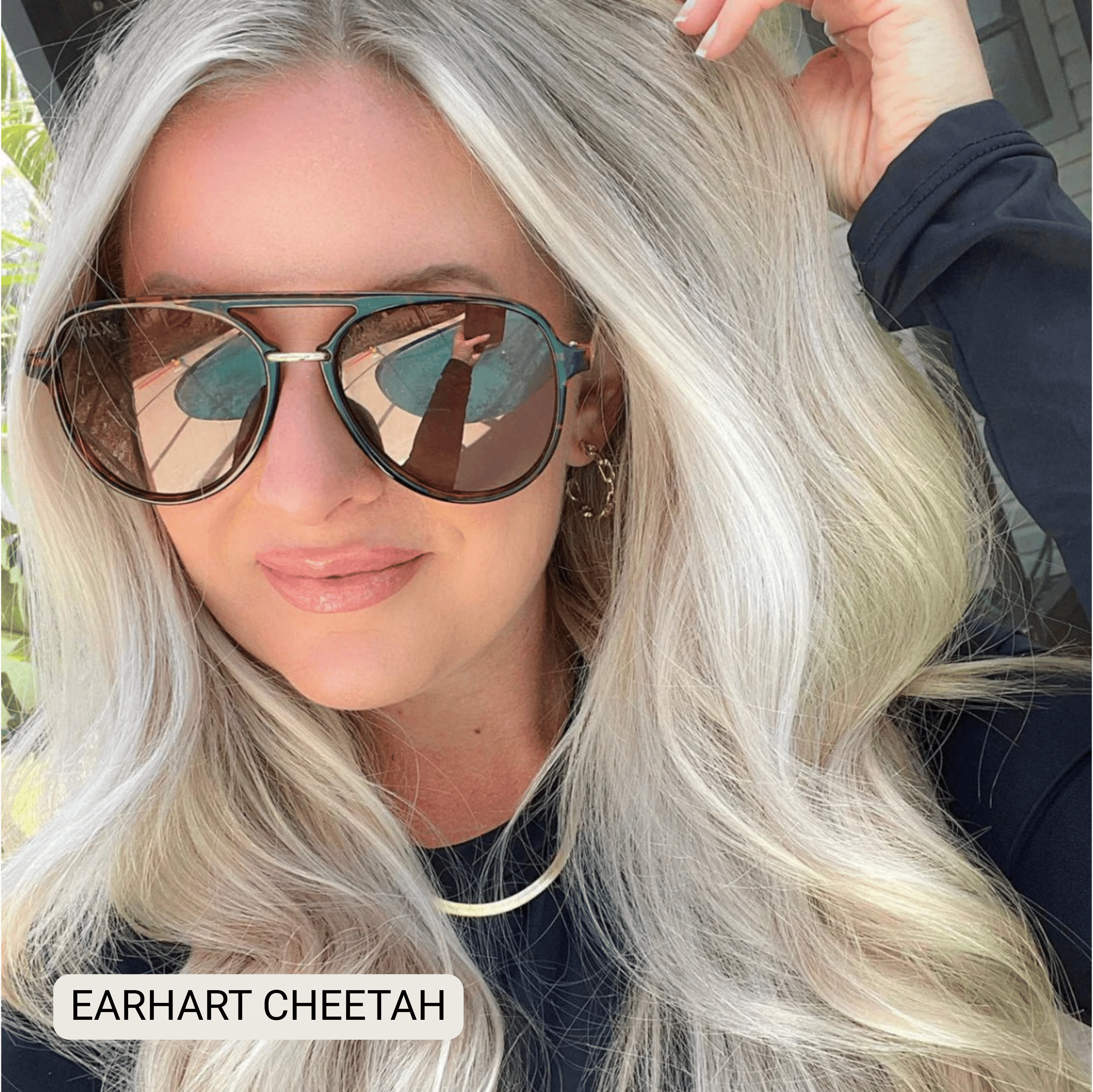Earhart Polarized Women’s Aviator Sunglasses
