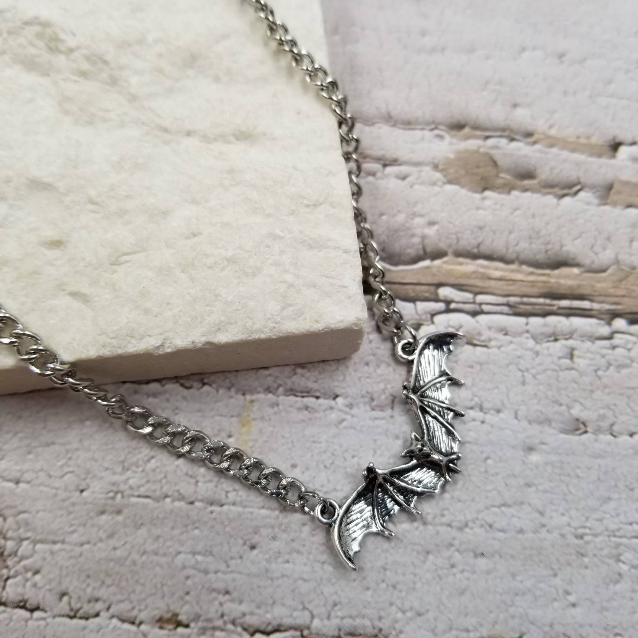 Halloween Bat Necklace