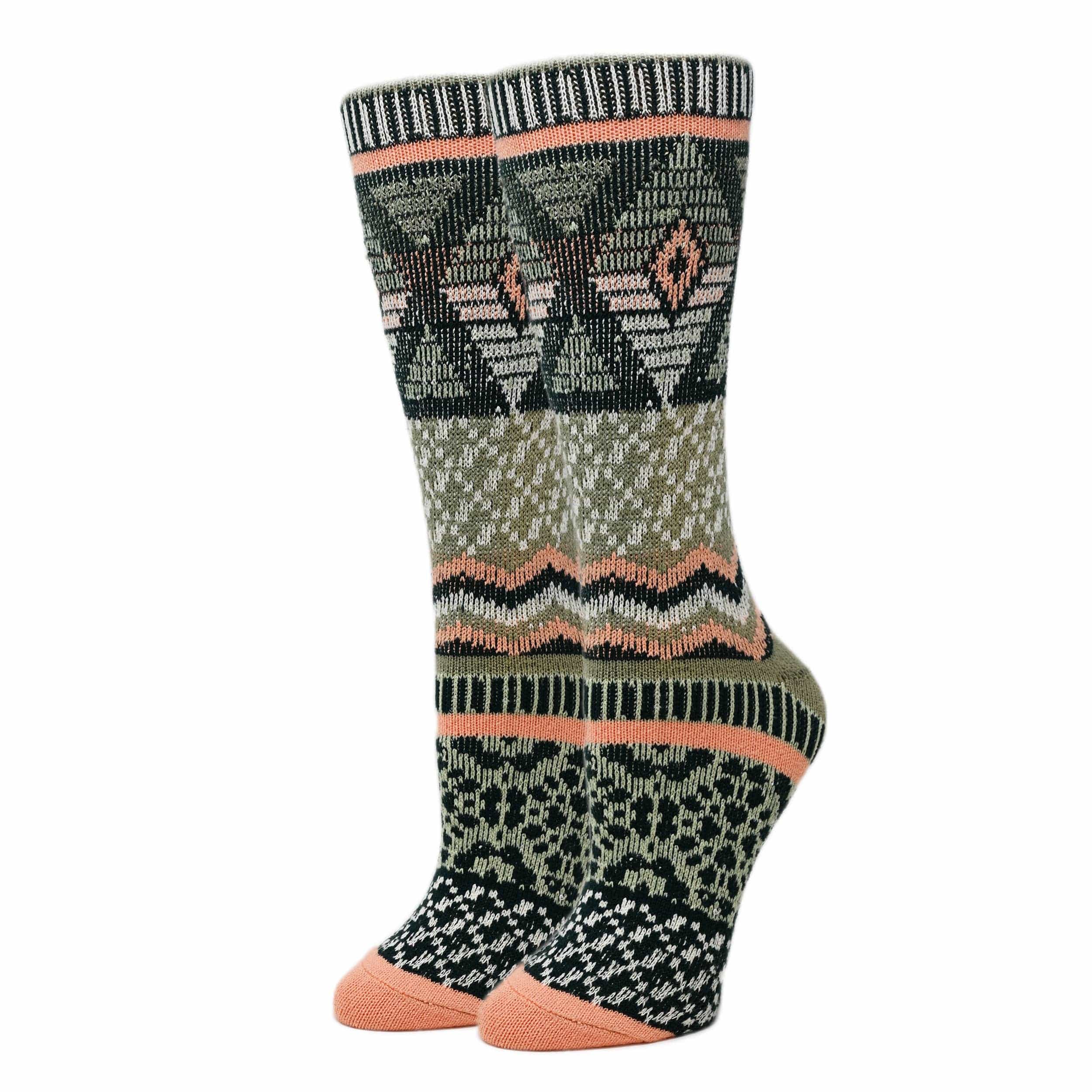Oooh Yeah/Sock It Up/Oooh Geez Slippers Emma Women's Pattern Soft Fuzzy Knit Socks