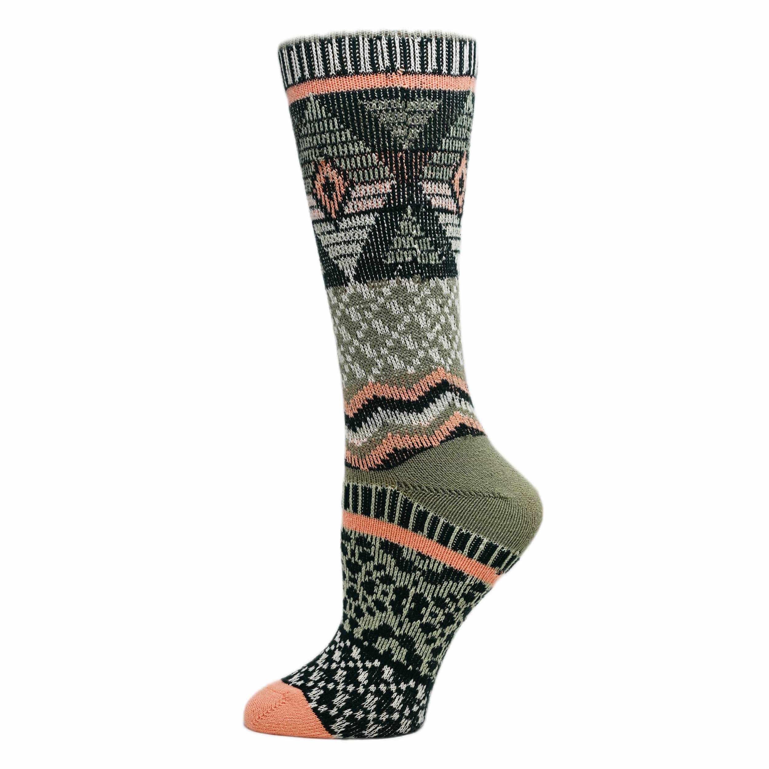 Oooh Yeah/Sock It Up/Oooh Geez Slippers Emma Women's Pattern Soft Fuzzy Knit Socks
