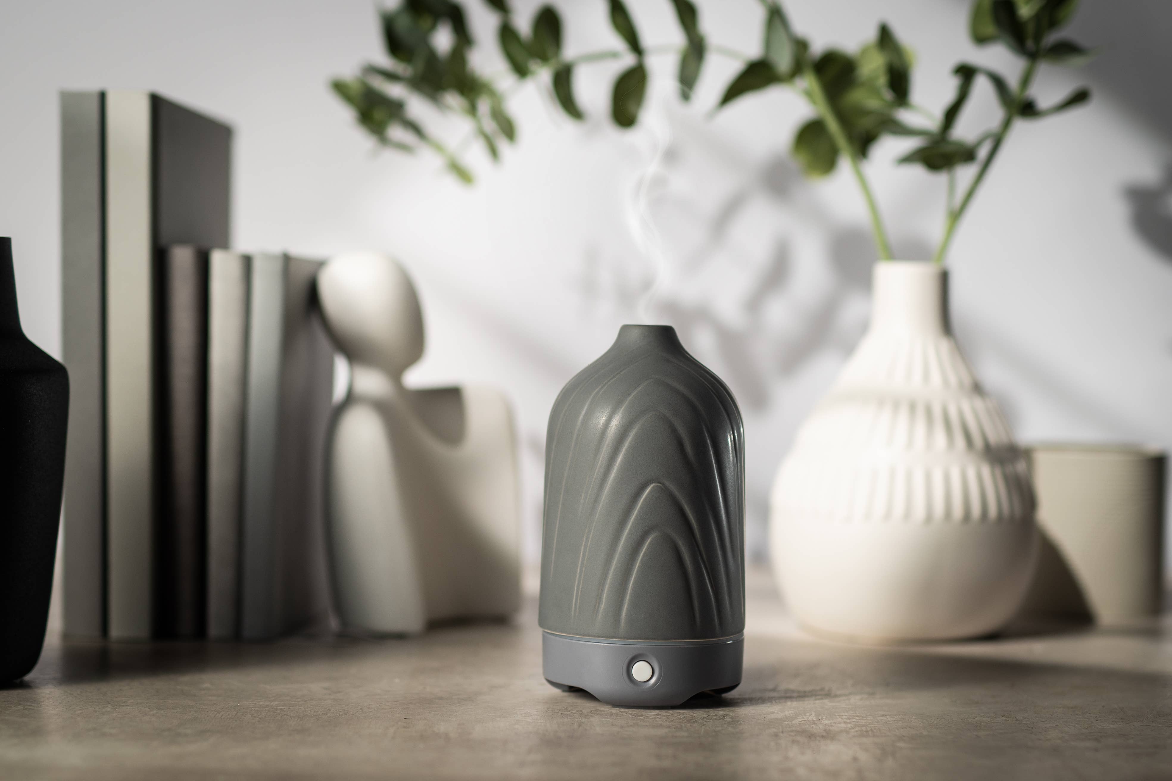 Grey Ceramic Wave Diffuser