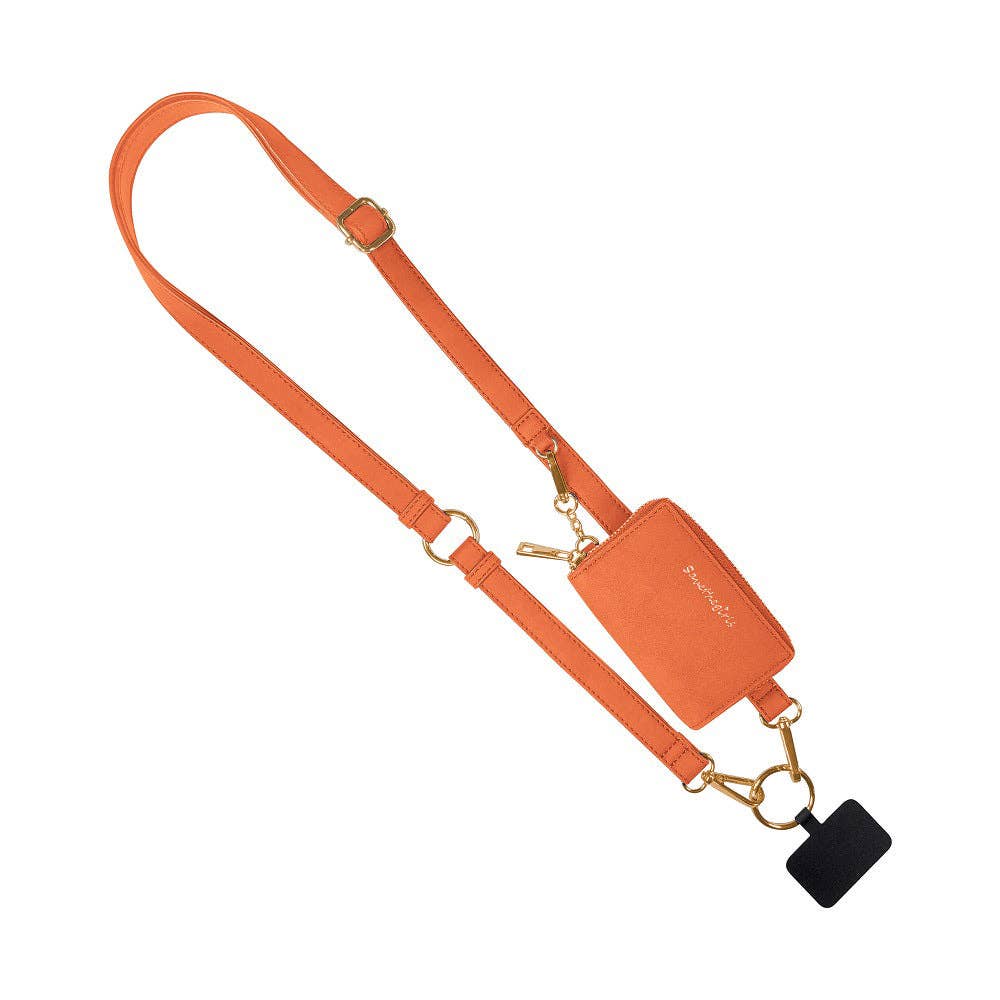 Clip & Go Strap w/Pouch Brushed Vegan Leather: Denim - Denim Pouch