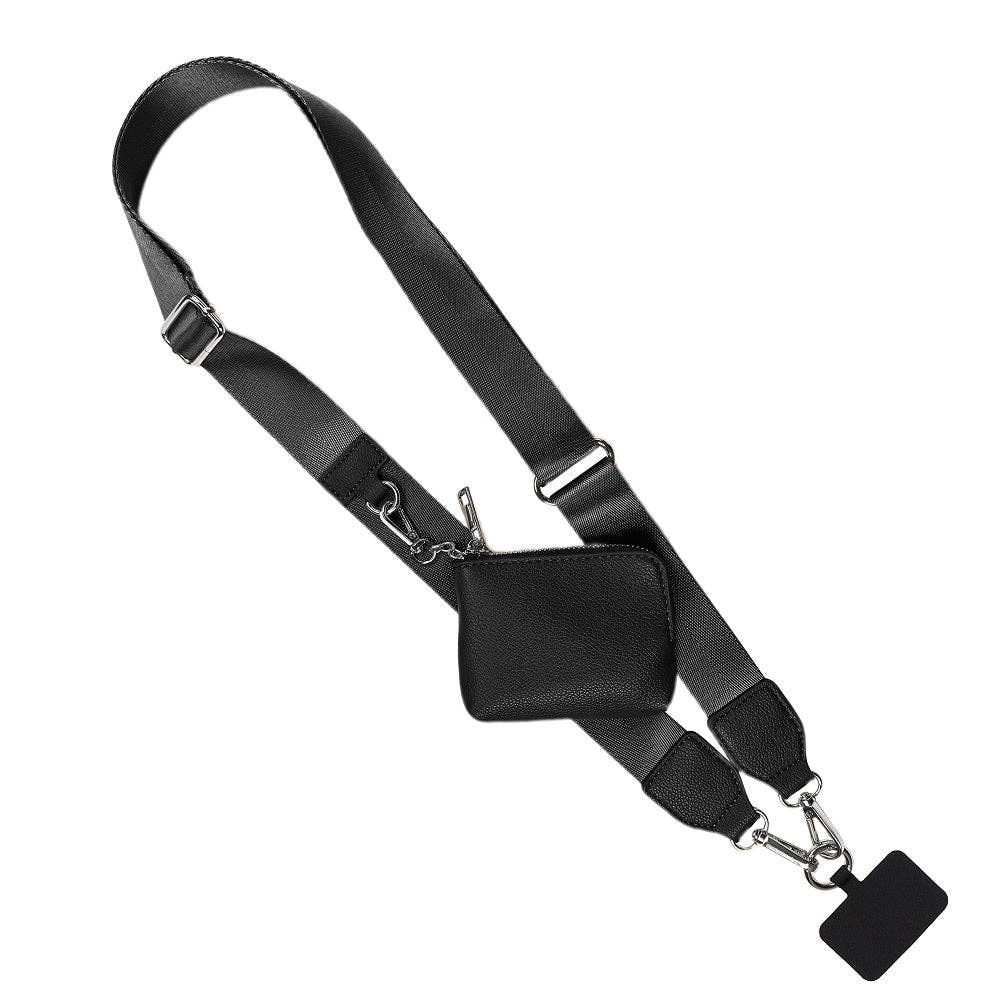 Solid Clip & Go Strap w/RFID Pouch