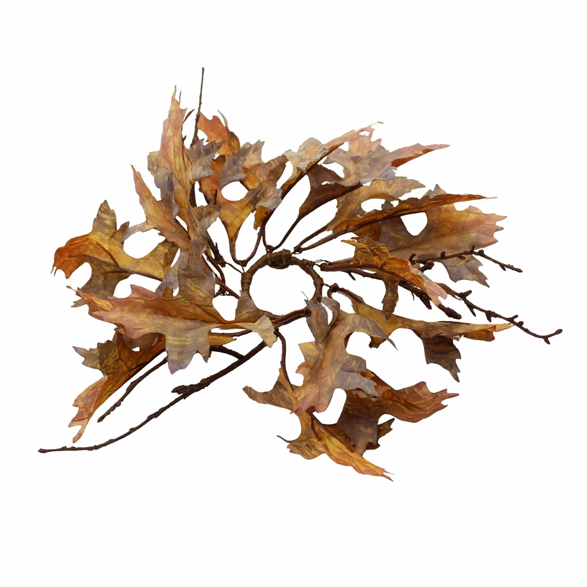 WT Collection Seasonal Decor Fall Oak Mini Ring