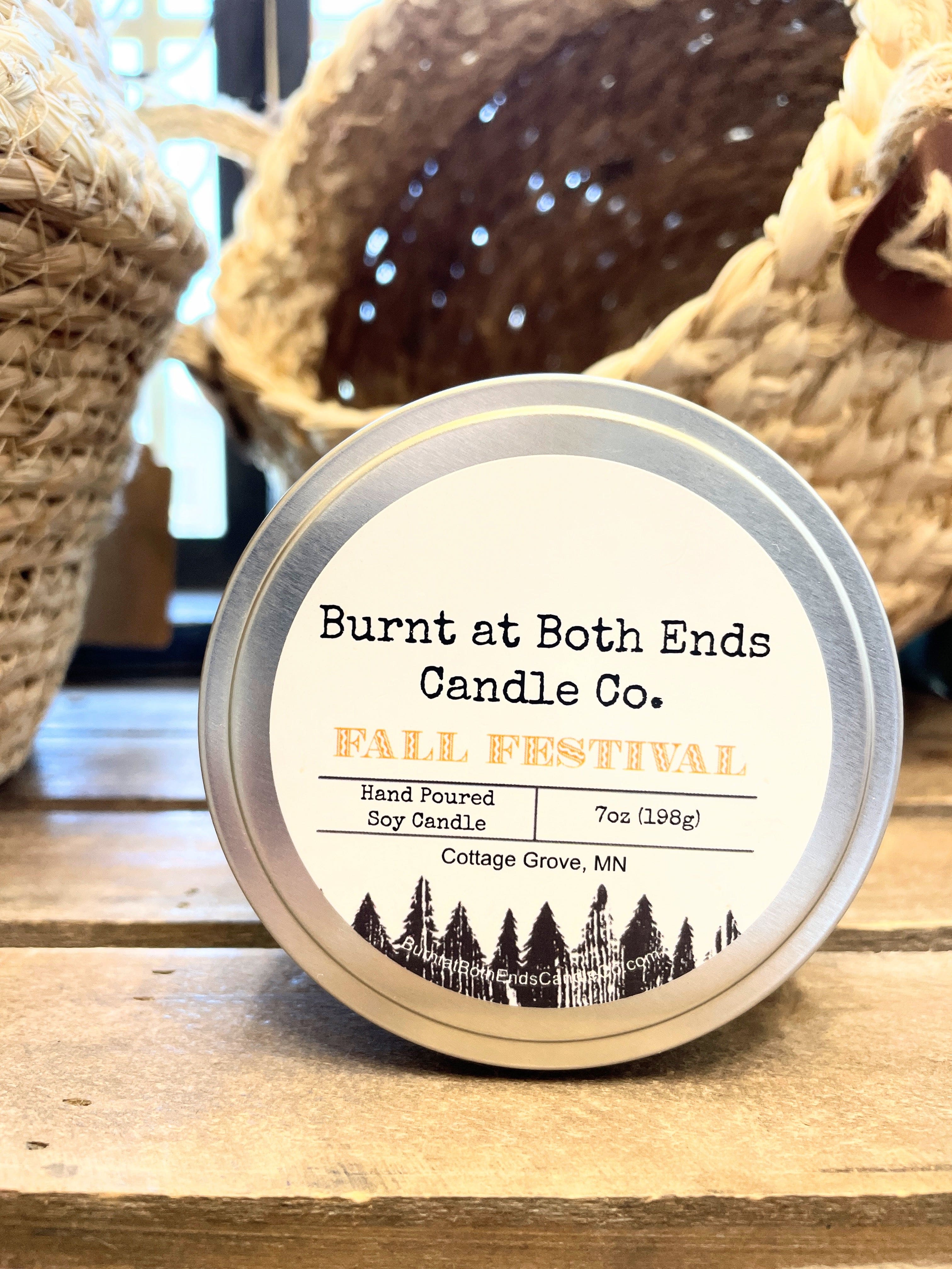 Fall Scents Soy Candle 7oz Tin