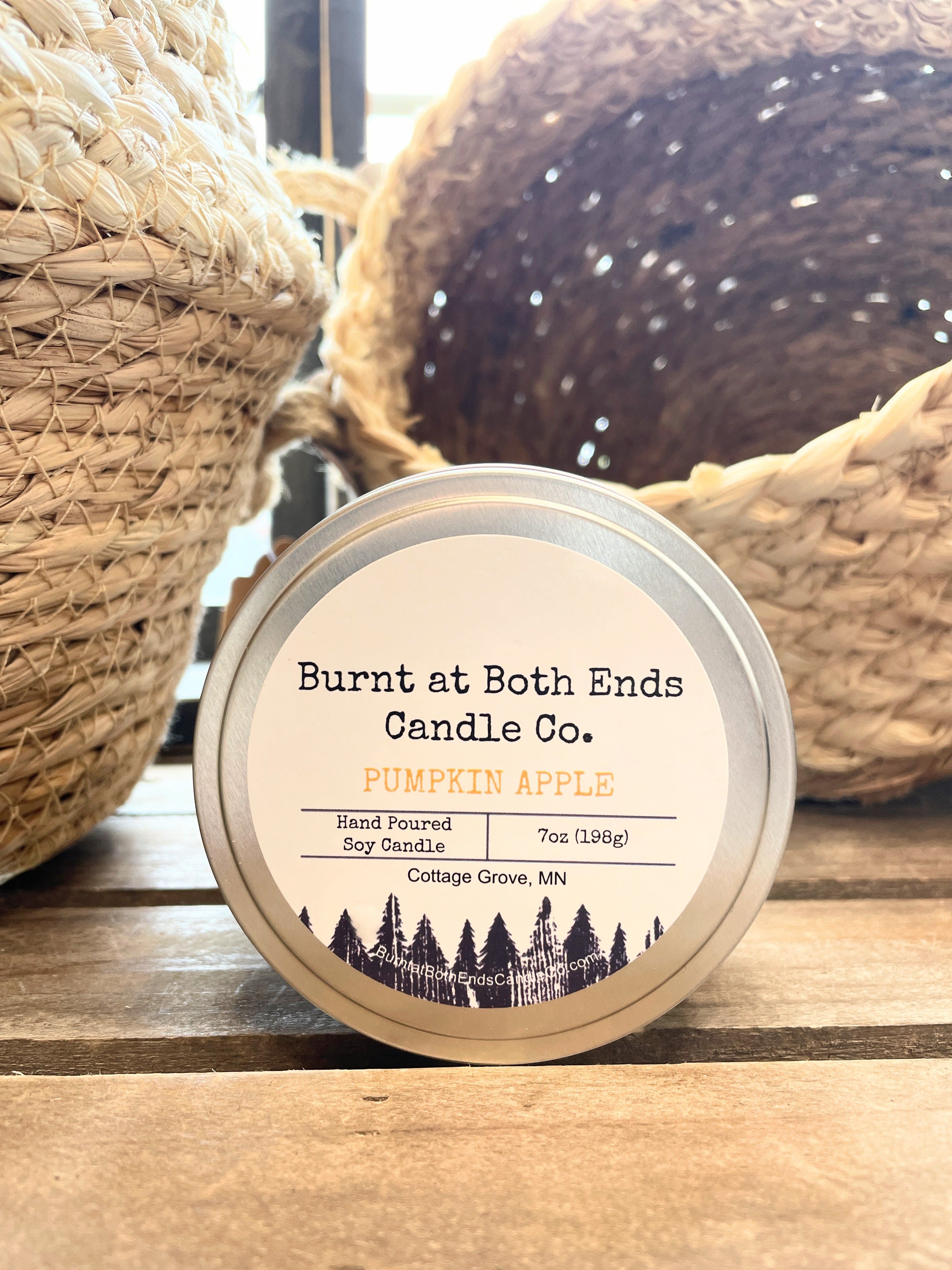 Fall Scents Soy Candle 7oz Tin