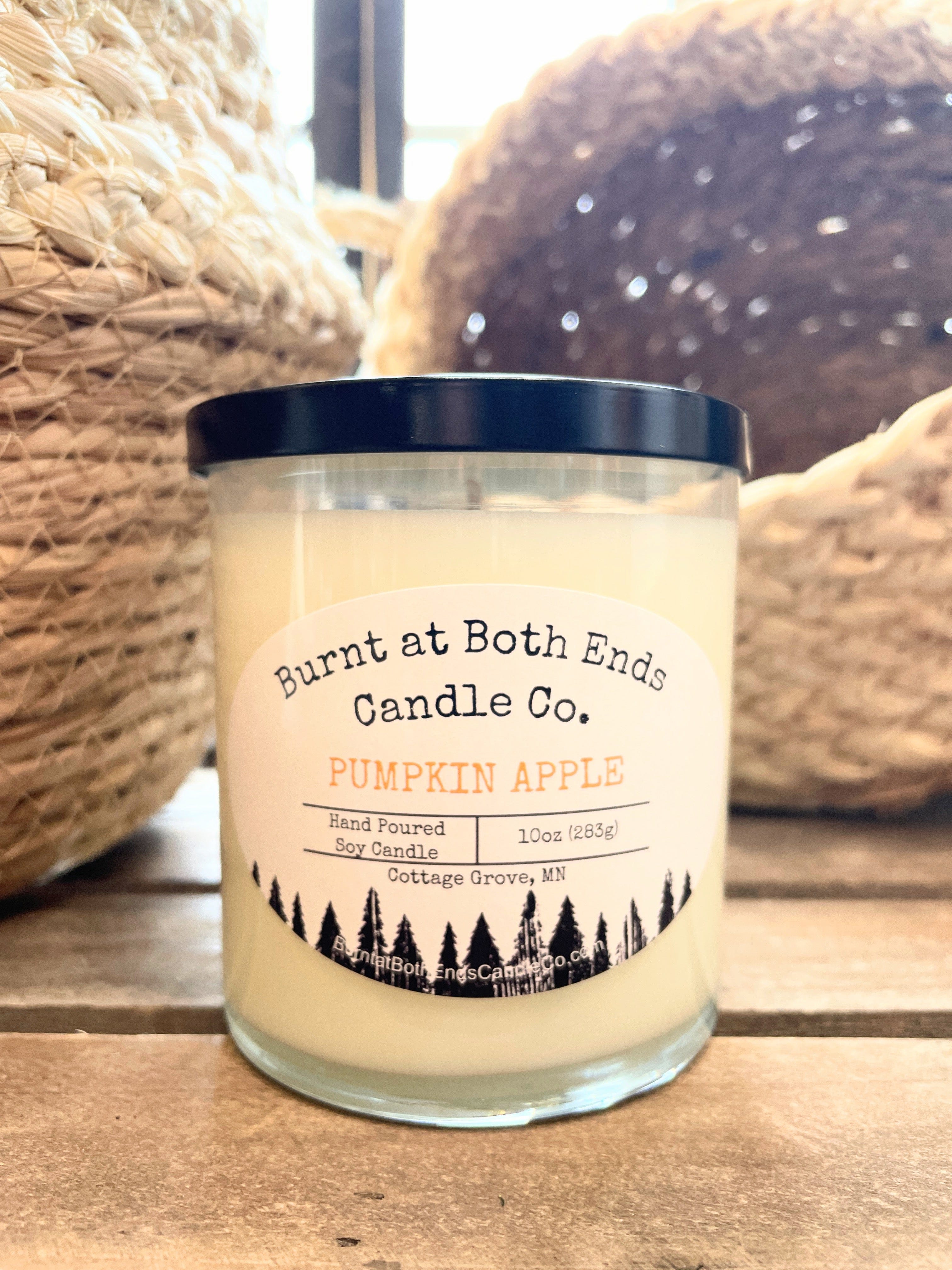 Fall Scents Soy Candle Jar 10oz