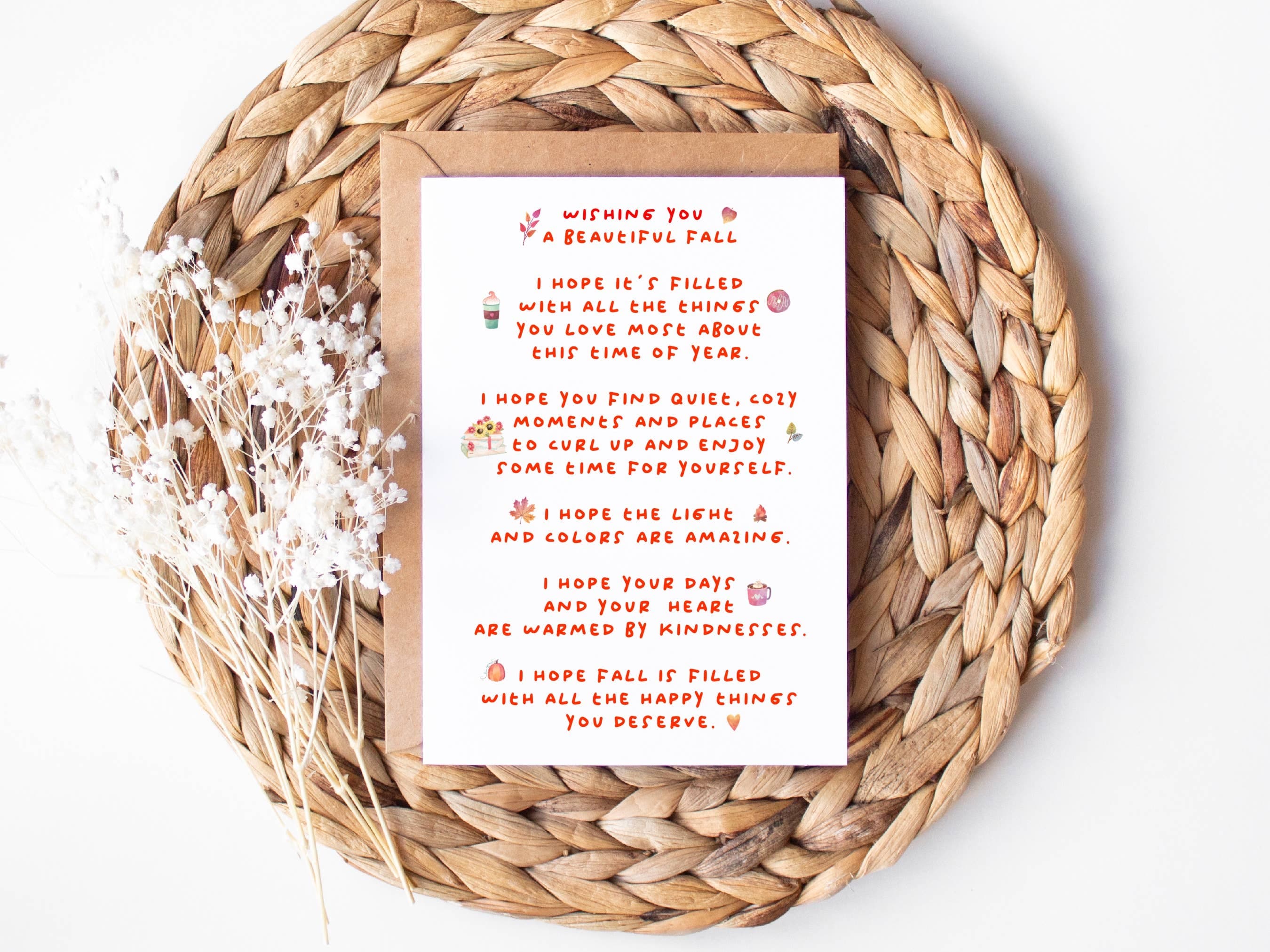 Fall Wishes Card