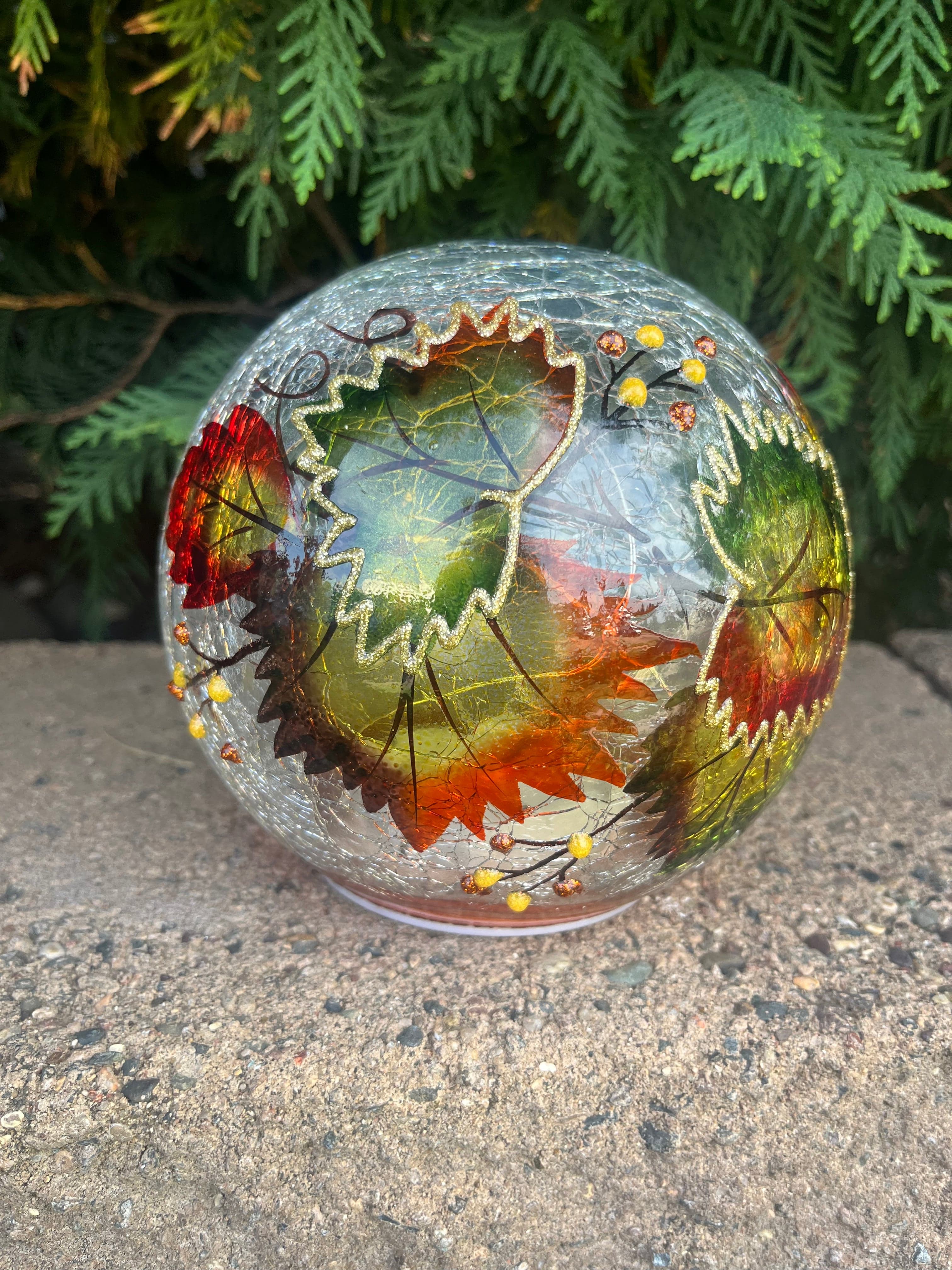 APM #4 (Andy) Fallen,Leaves,Orb,Decor Fallen Leaves Orb