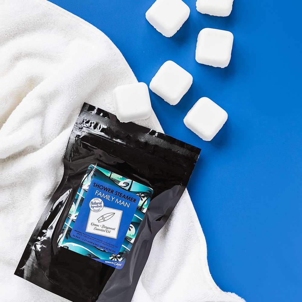 Seriously Shea Shower Steamer Family ManShower Steamer 6-pack