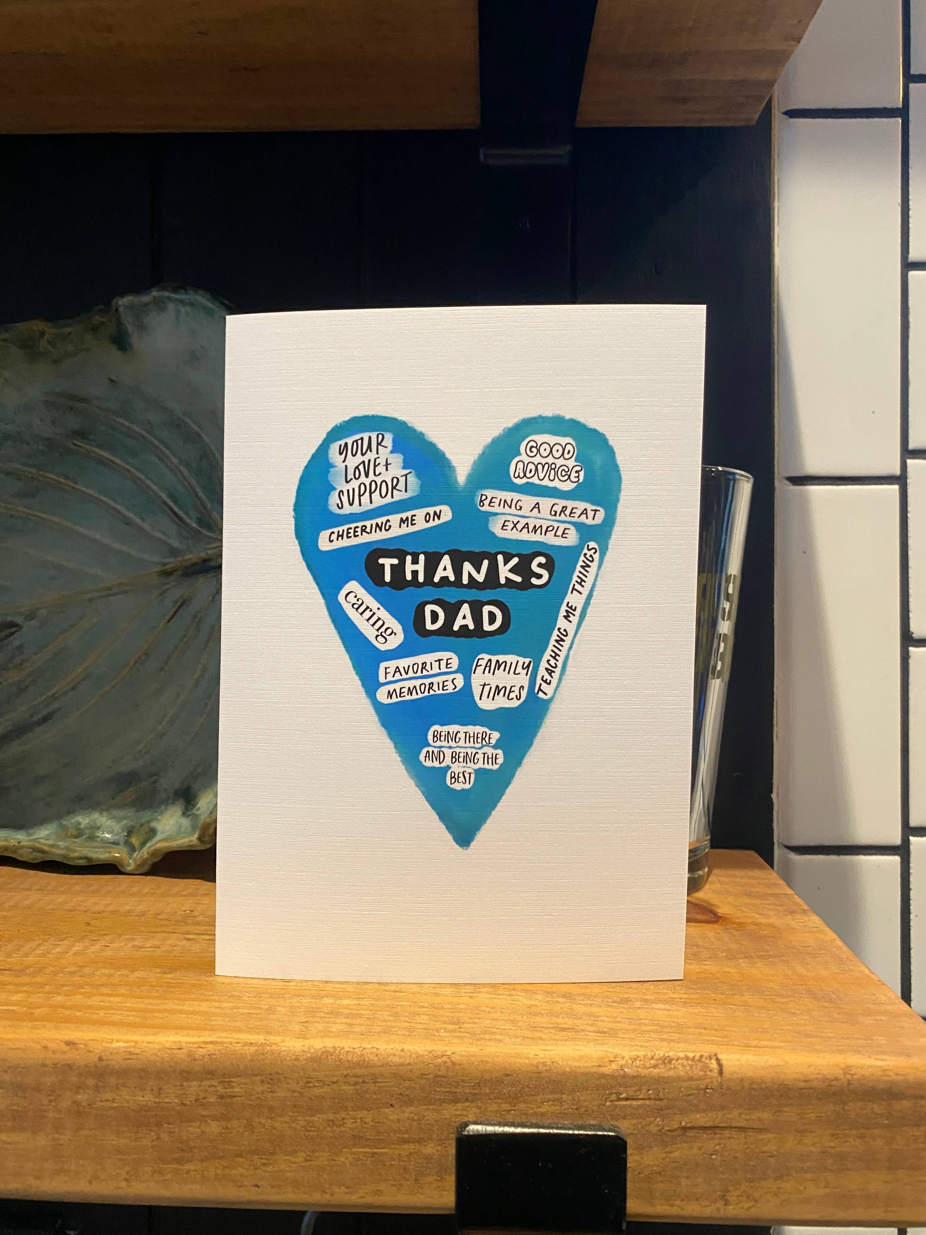 Card & Story Father's Day Thanks Dad Card