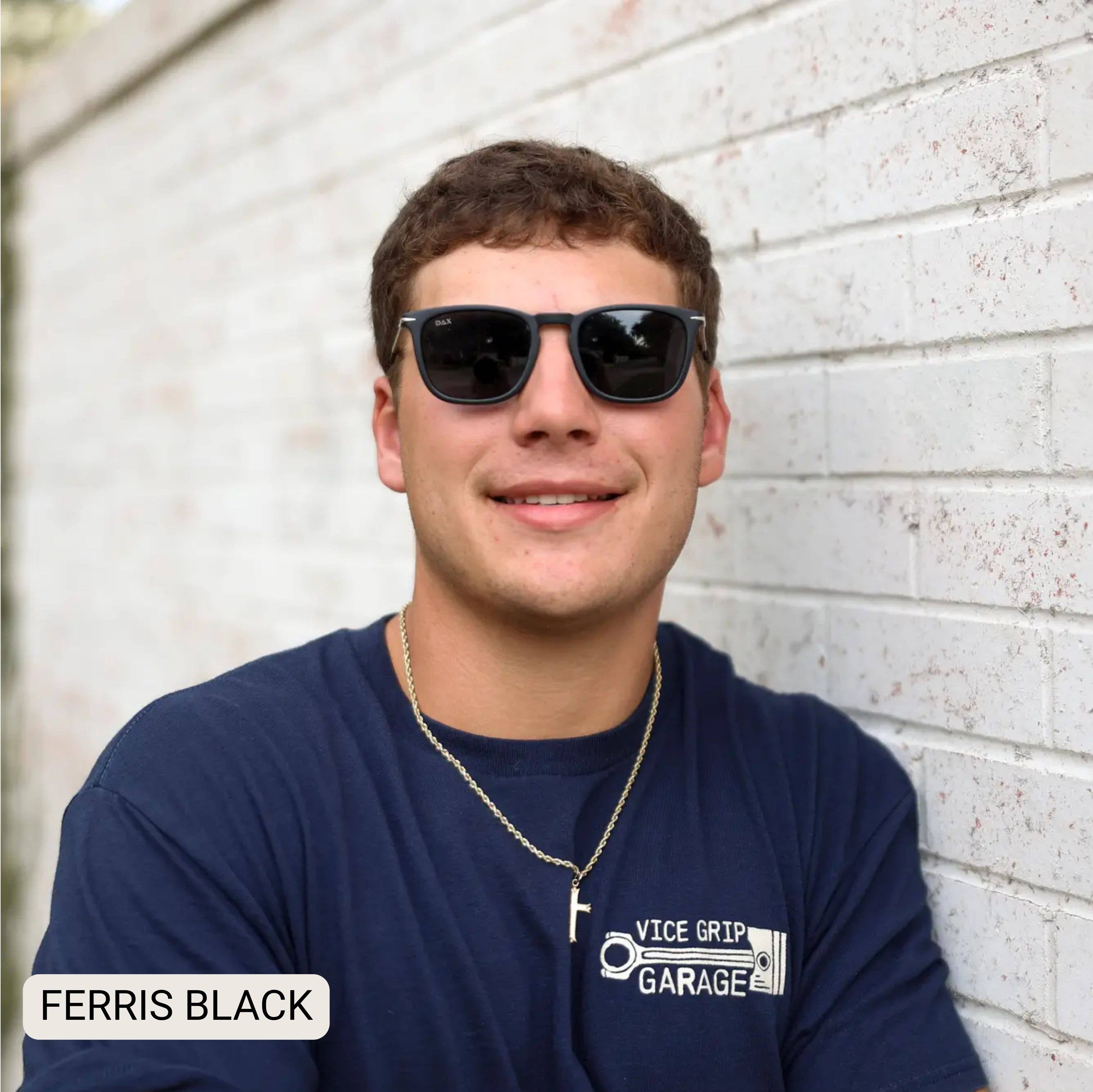 DAX Ferris Men's Polarized Square Sunglasses