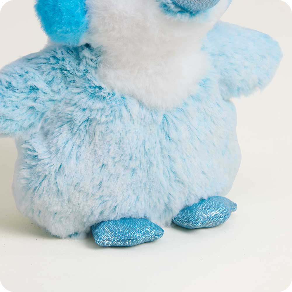 Blue Winter Penguin Warmies Junior