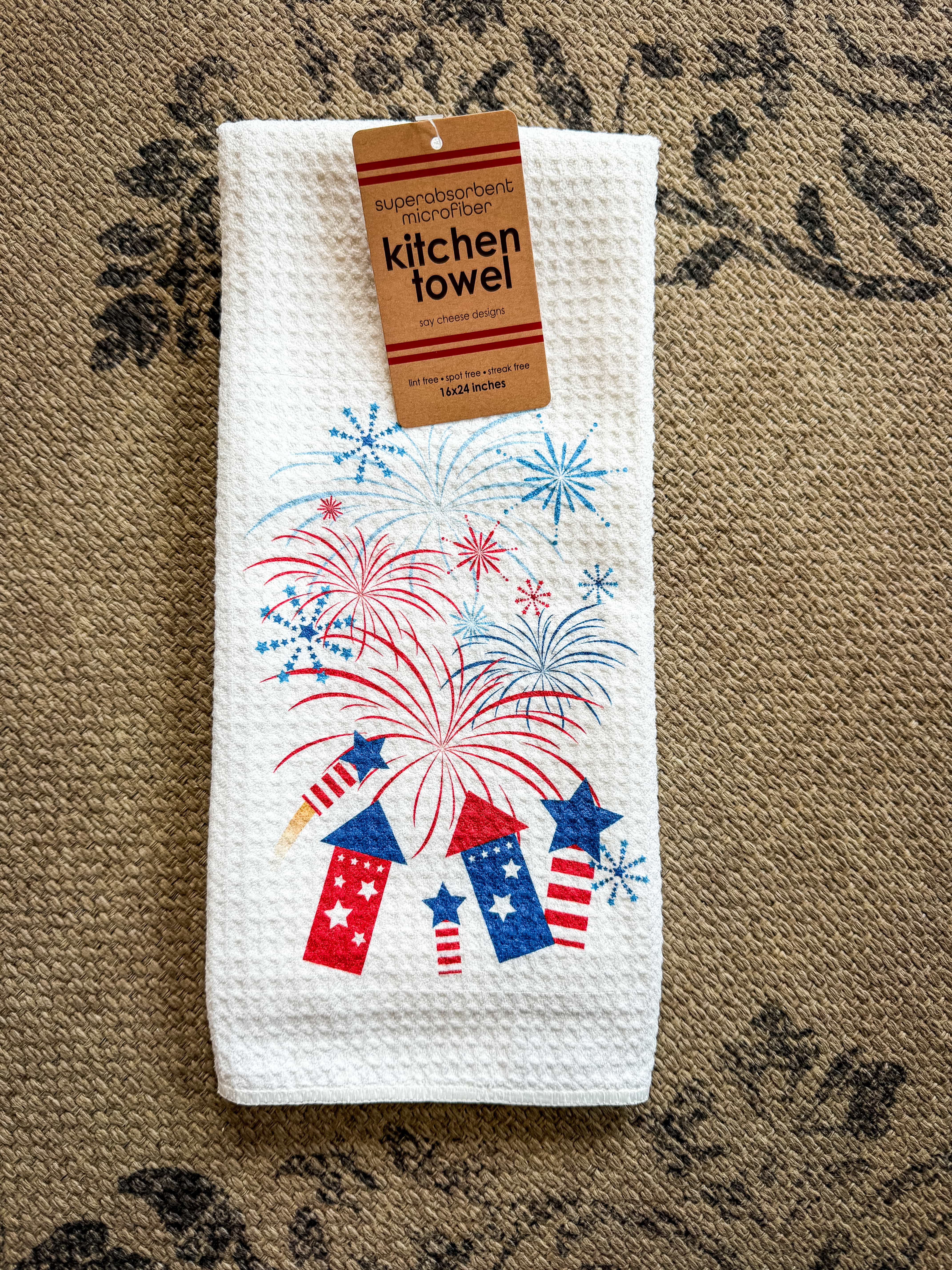 Fireworks Kitchen Towel