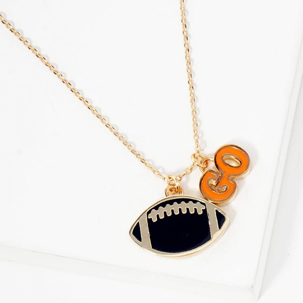 Football Pendant Necklace