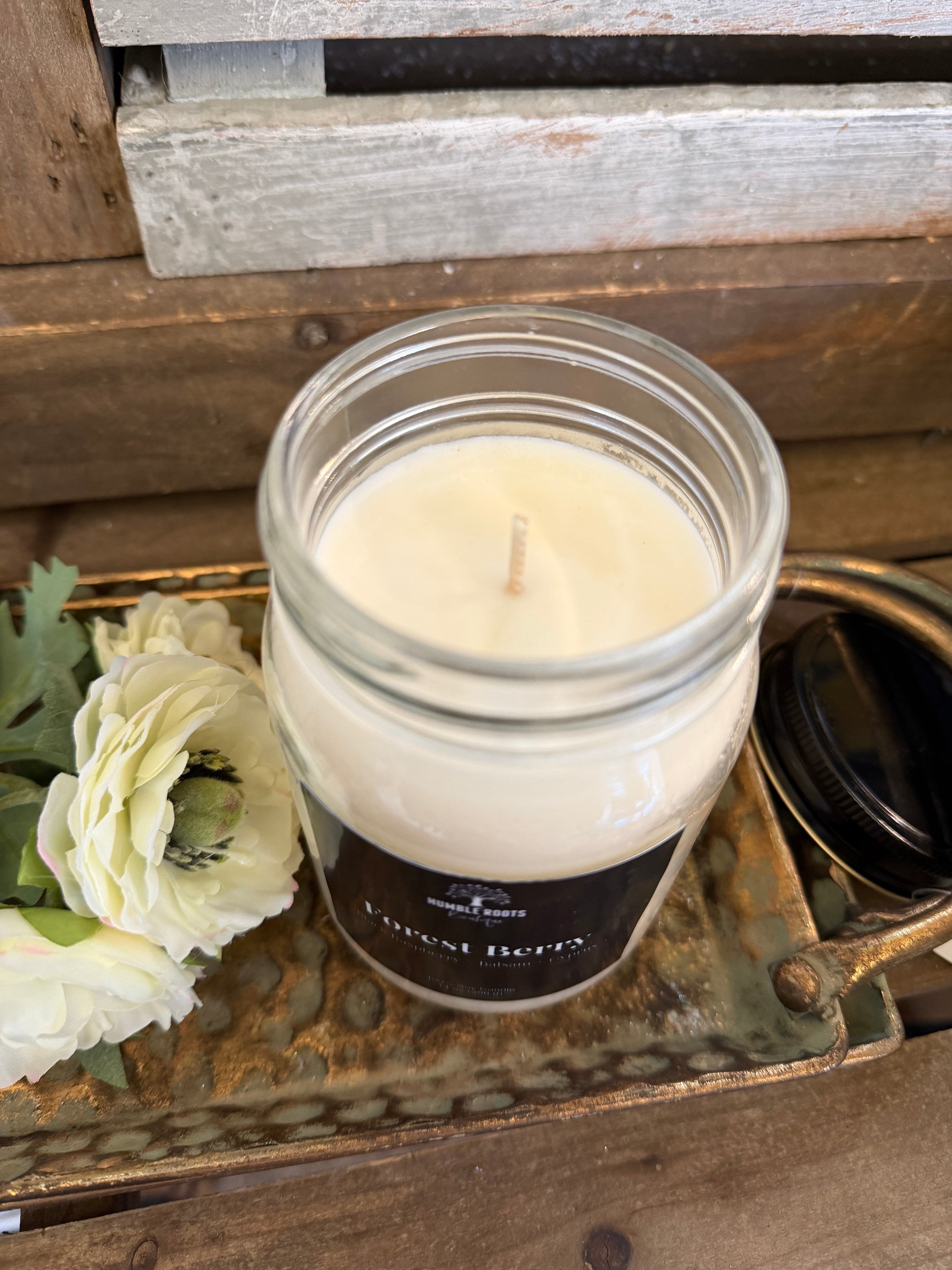 Humble Roots Boutique Candle Forest Berry Soy Candle