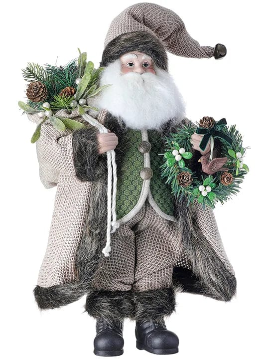 Forest Santa with Wreath