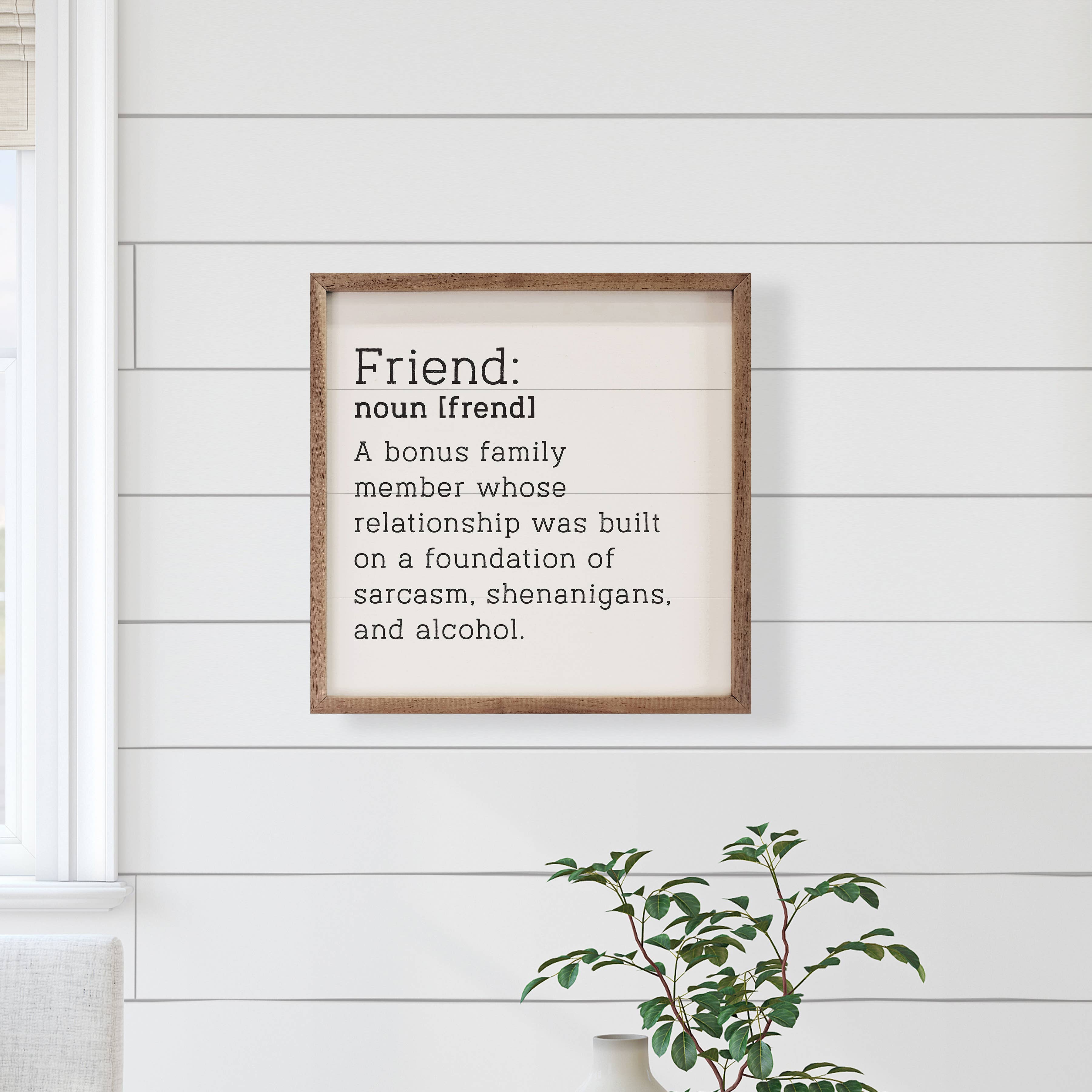 Friend Definition White Print