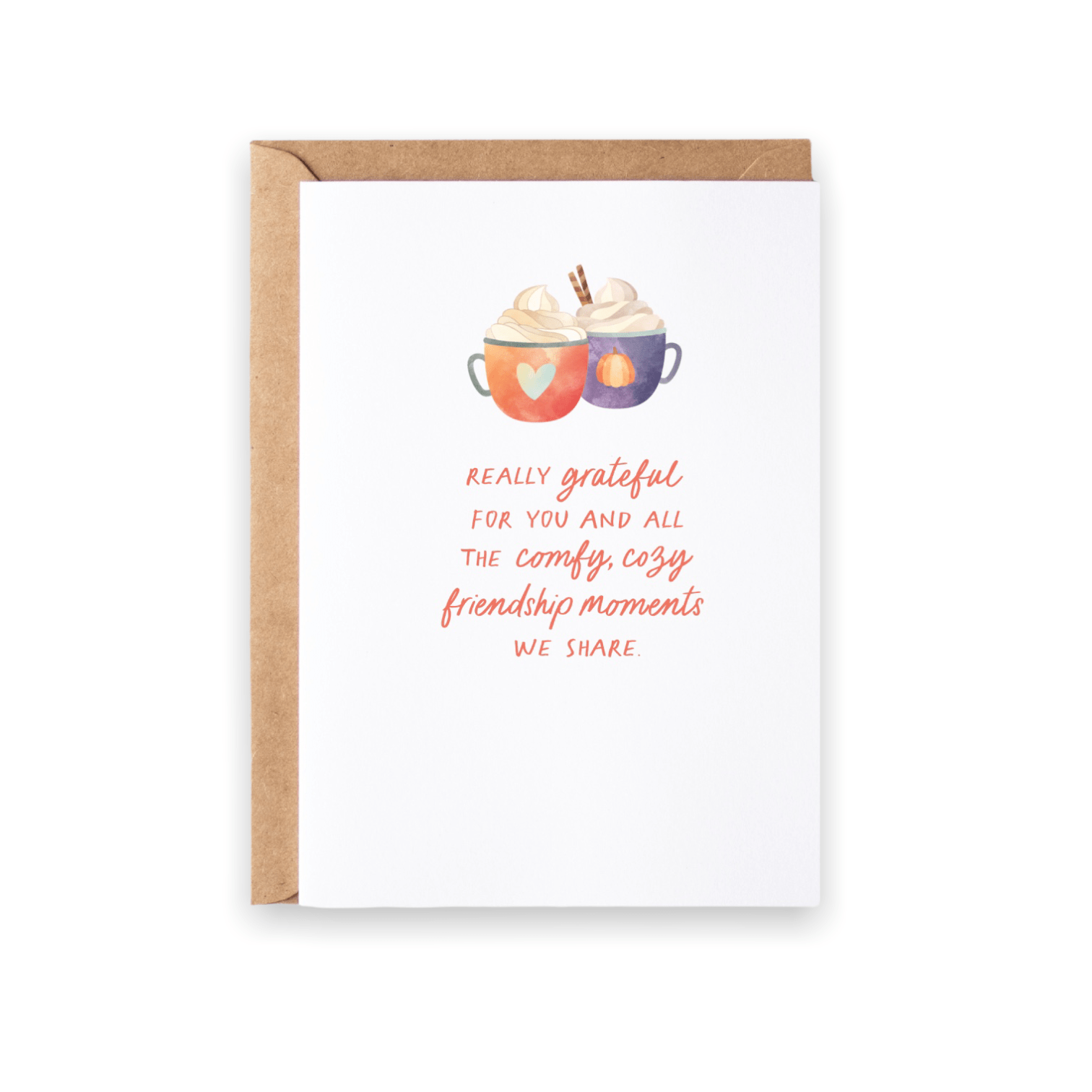 Friend Fall Gratitude Card