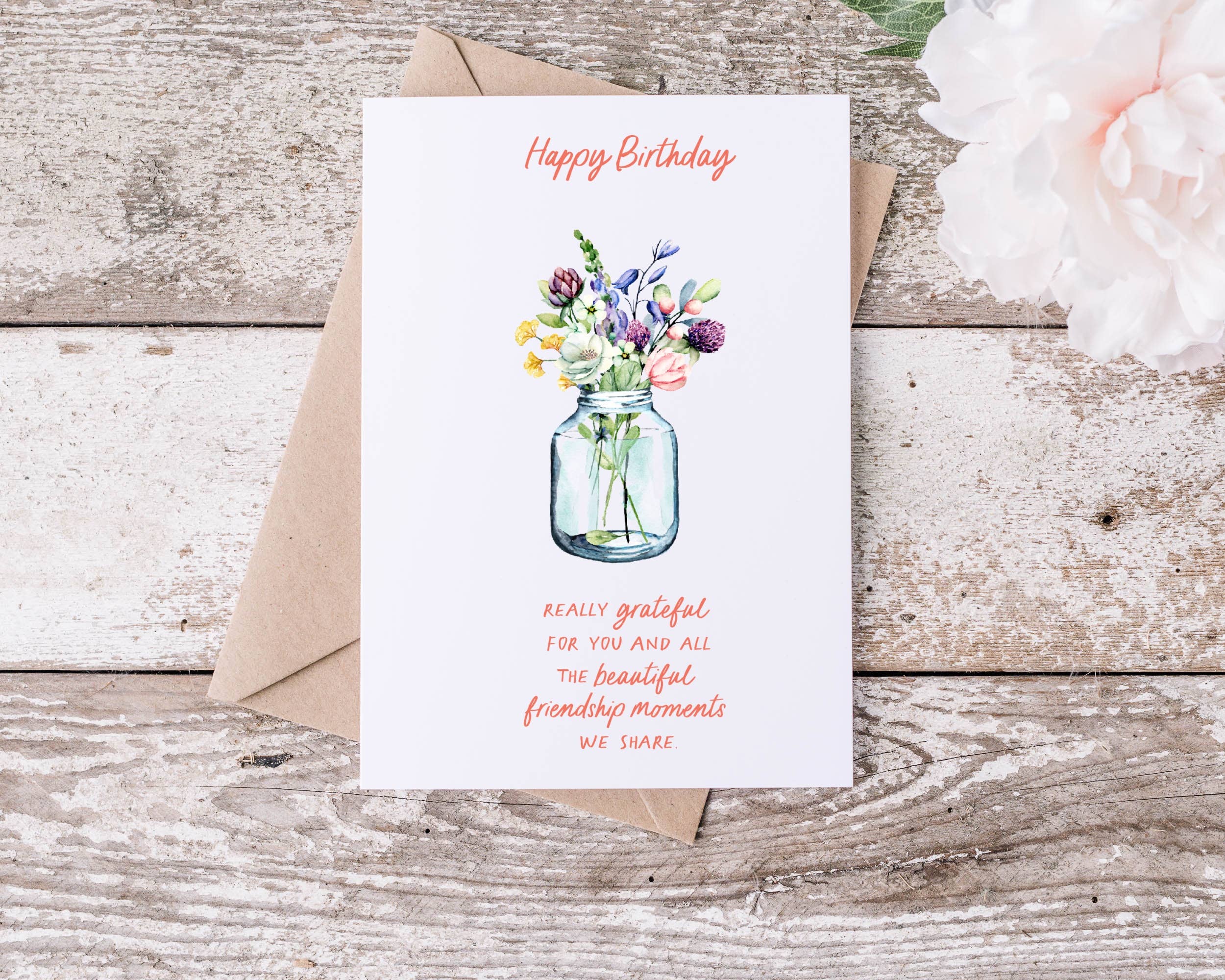 Friendship Moments Birthday Card